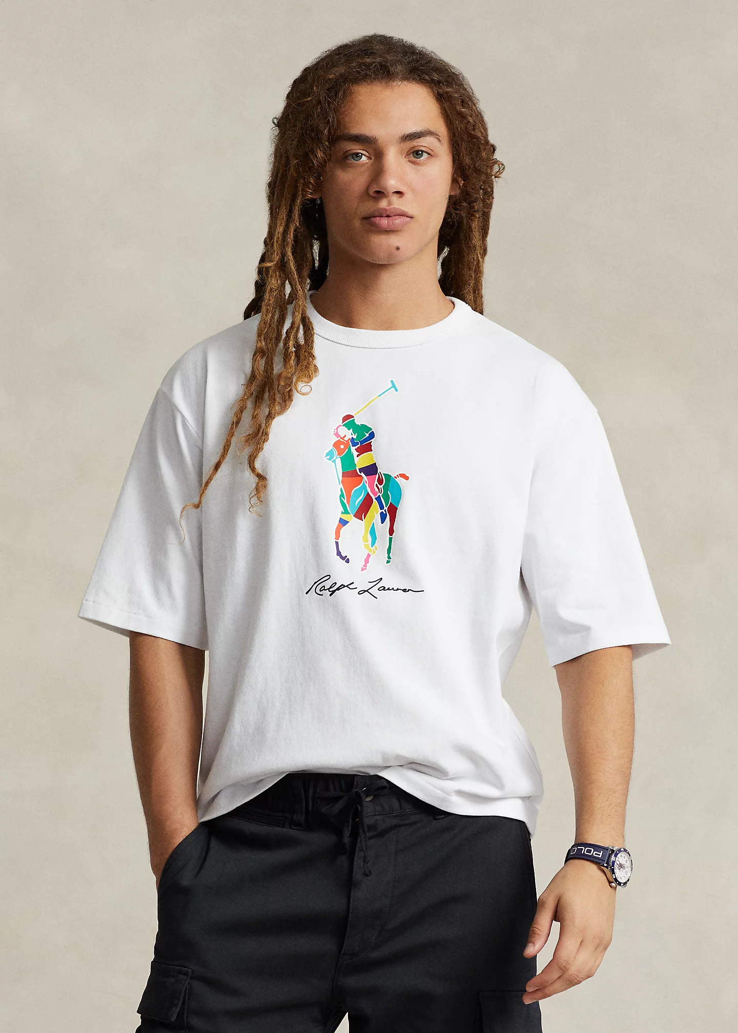Relaxed Fit Big Pony Jersey T-Shirt
