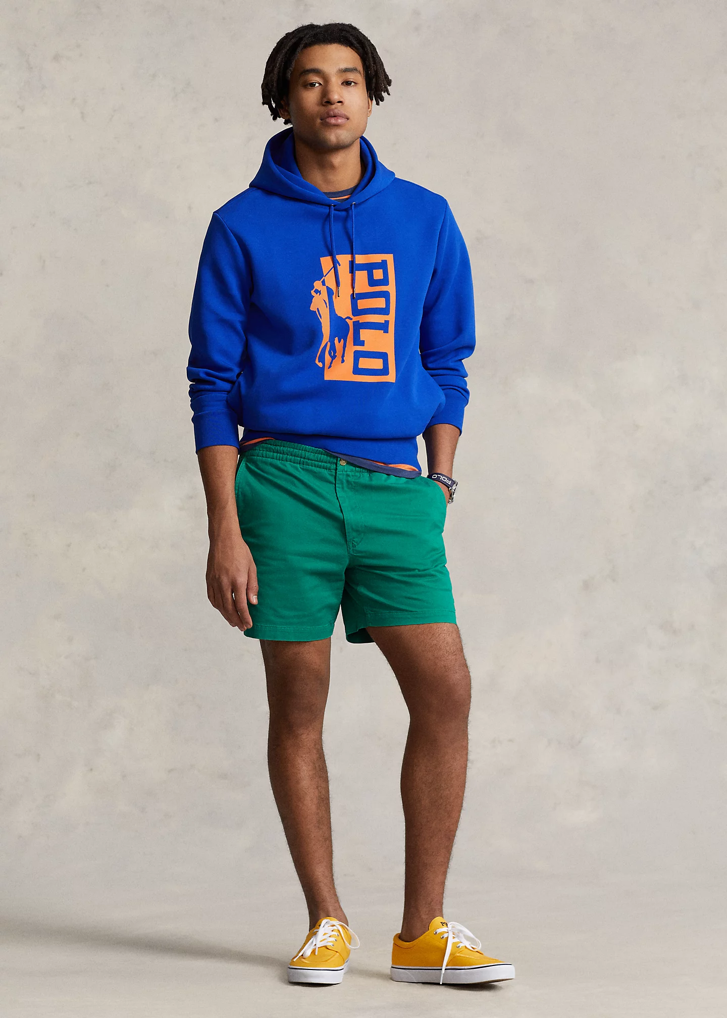 Big Pony Logo Double-Knit Hoodie