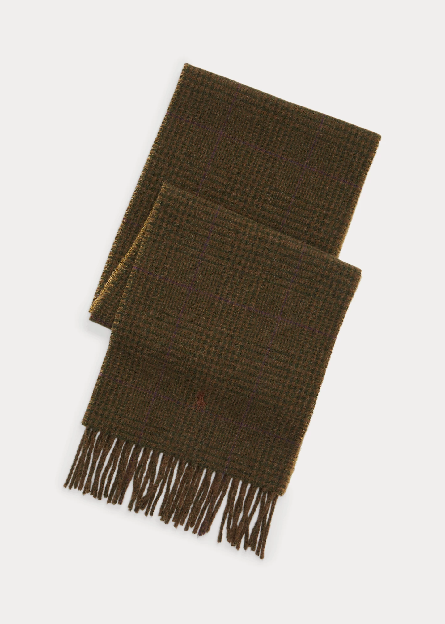 Reversible Wool-Blend Scarf