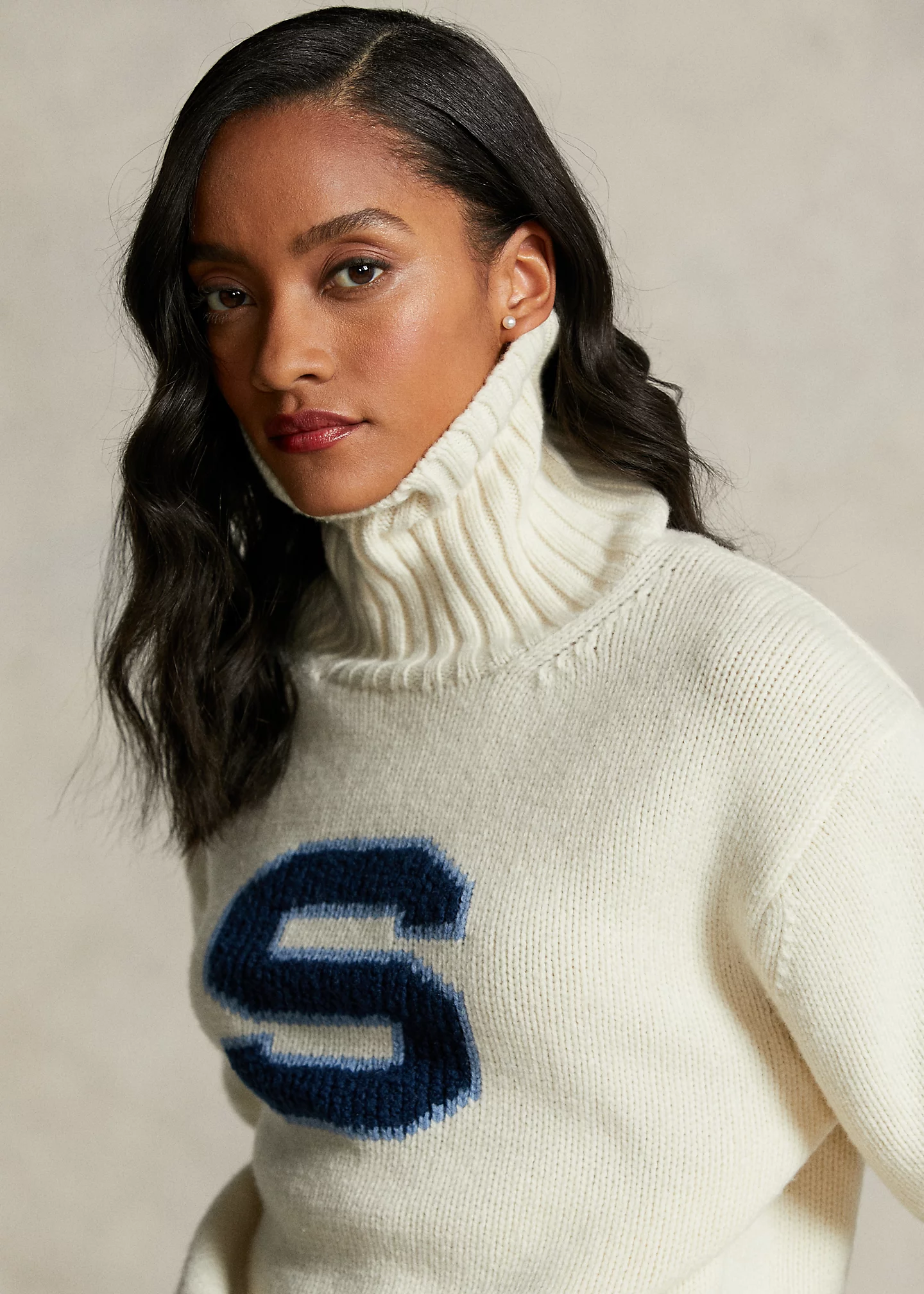 The Spelman Collection Letter Turtleneck