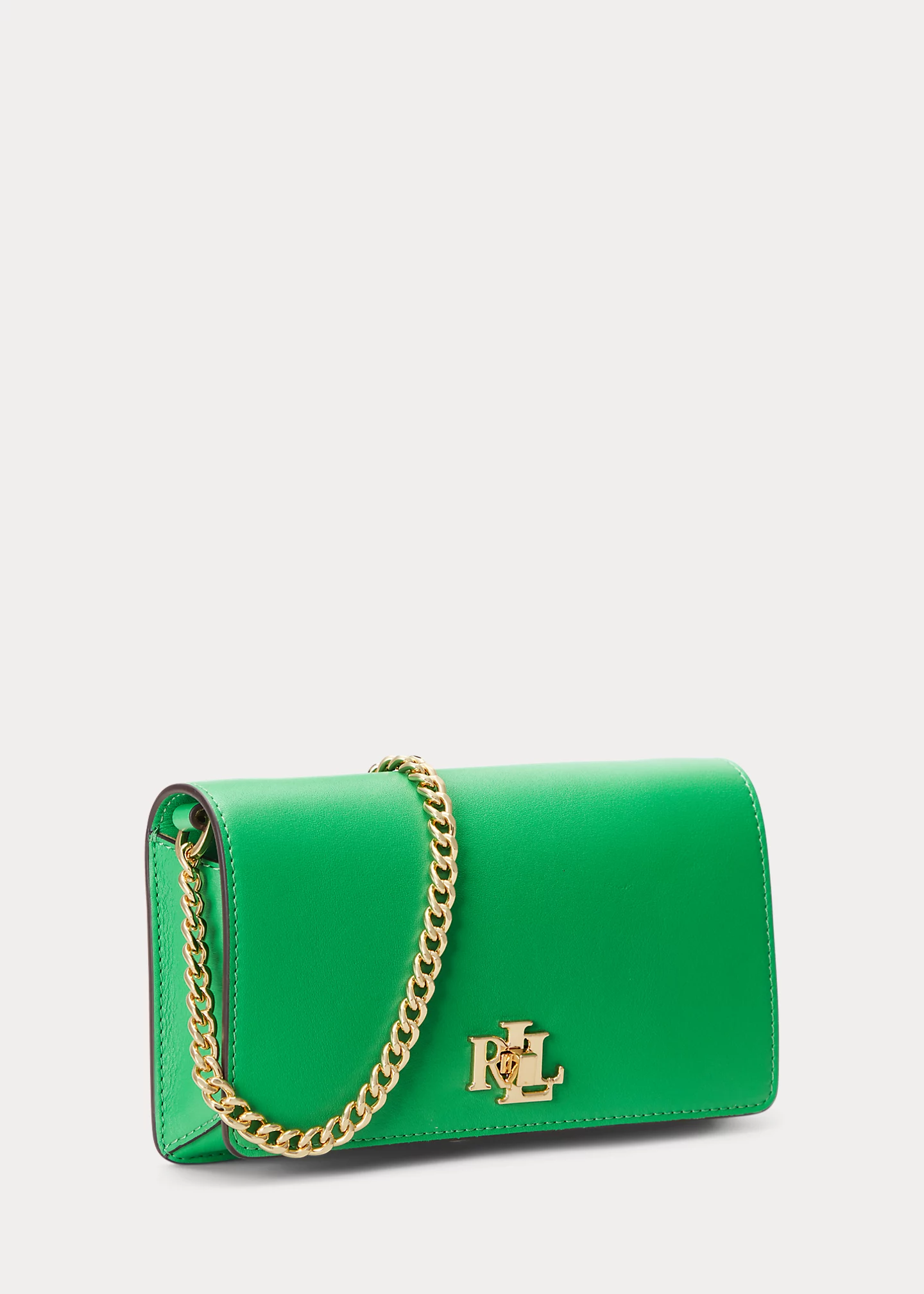 Leather Crossbody Turn-Lock Tech Case