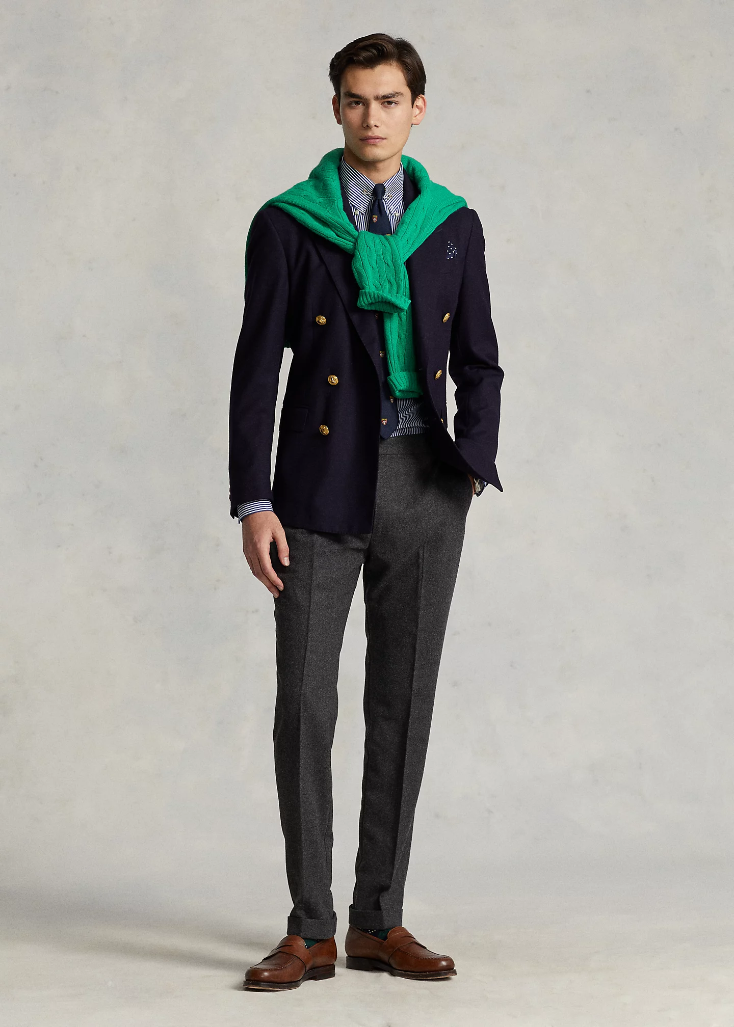 Wool Flannel Trouser