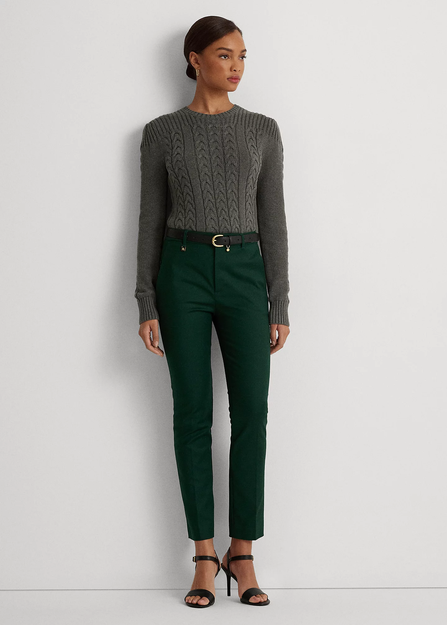 Double-Faced Stretch Cotton Pant