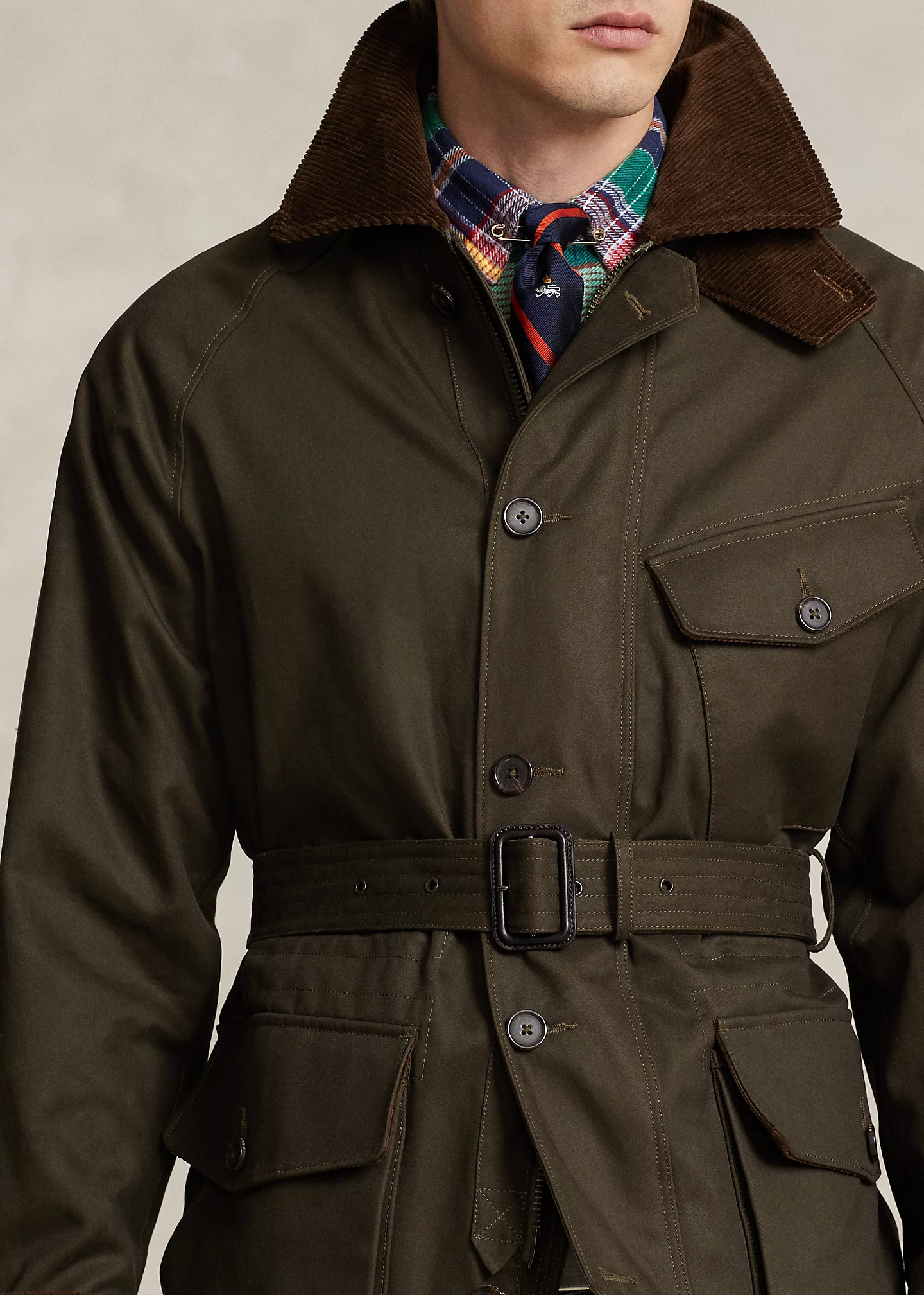 Sateen Belted Jacket