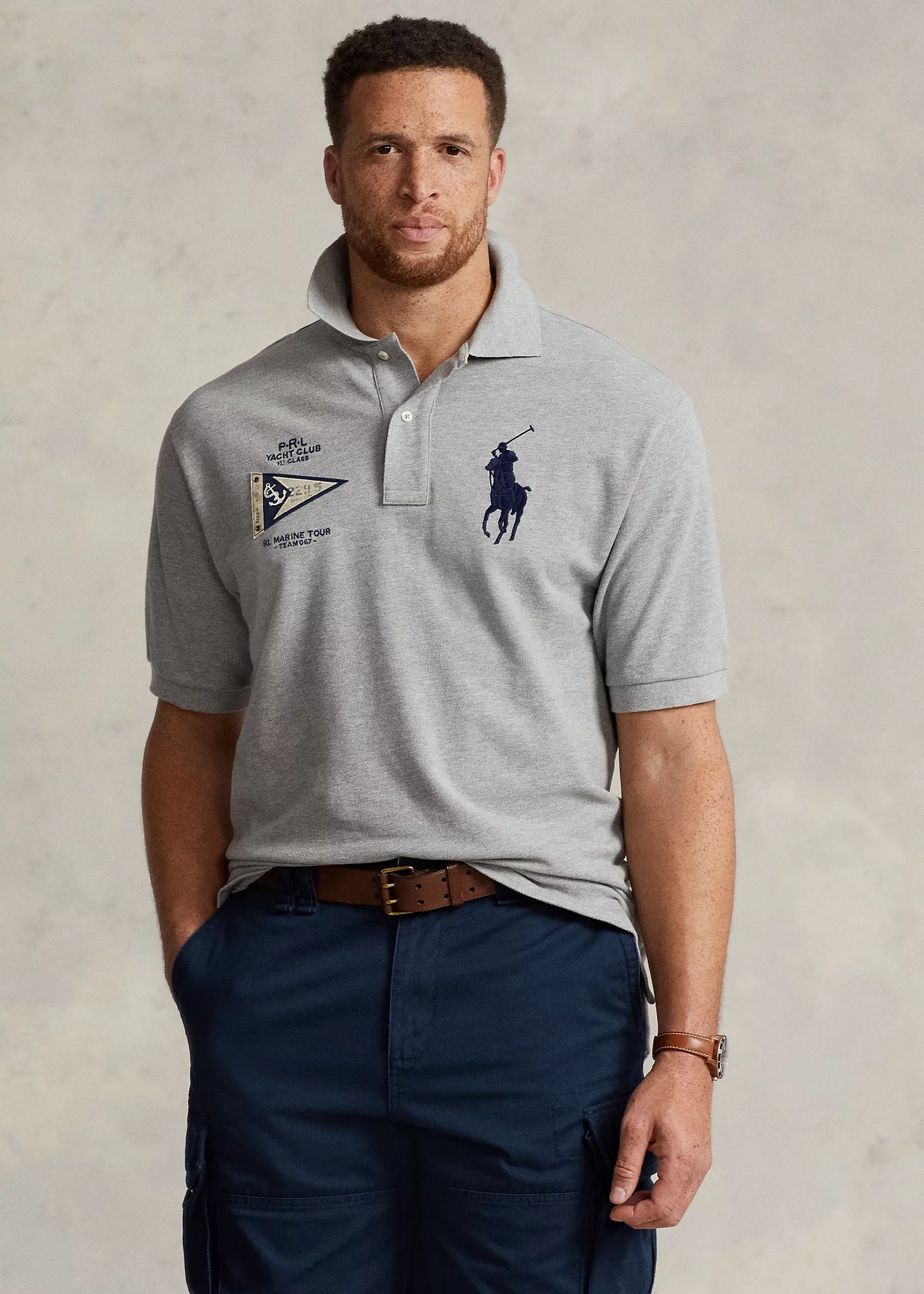 Big Pony Mesh Polo Shirt