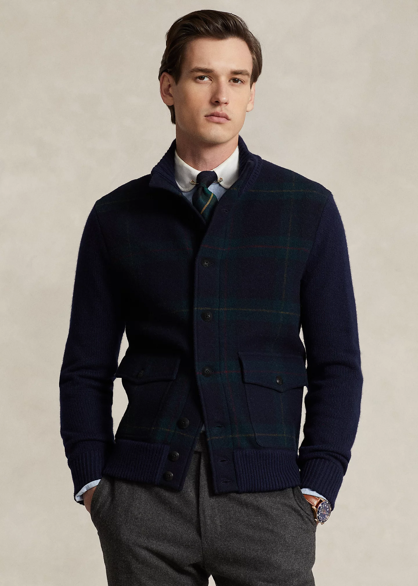 The Polo Tartan Cardigan