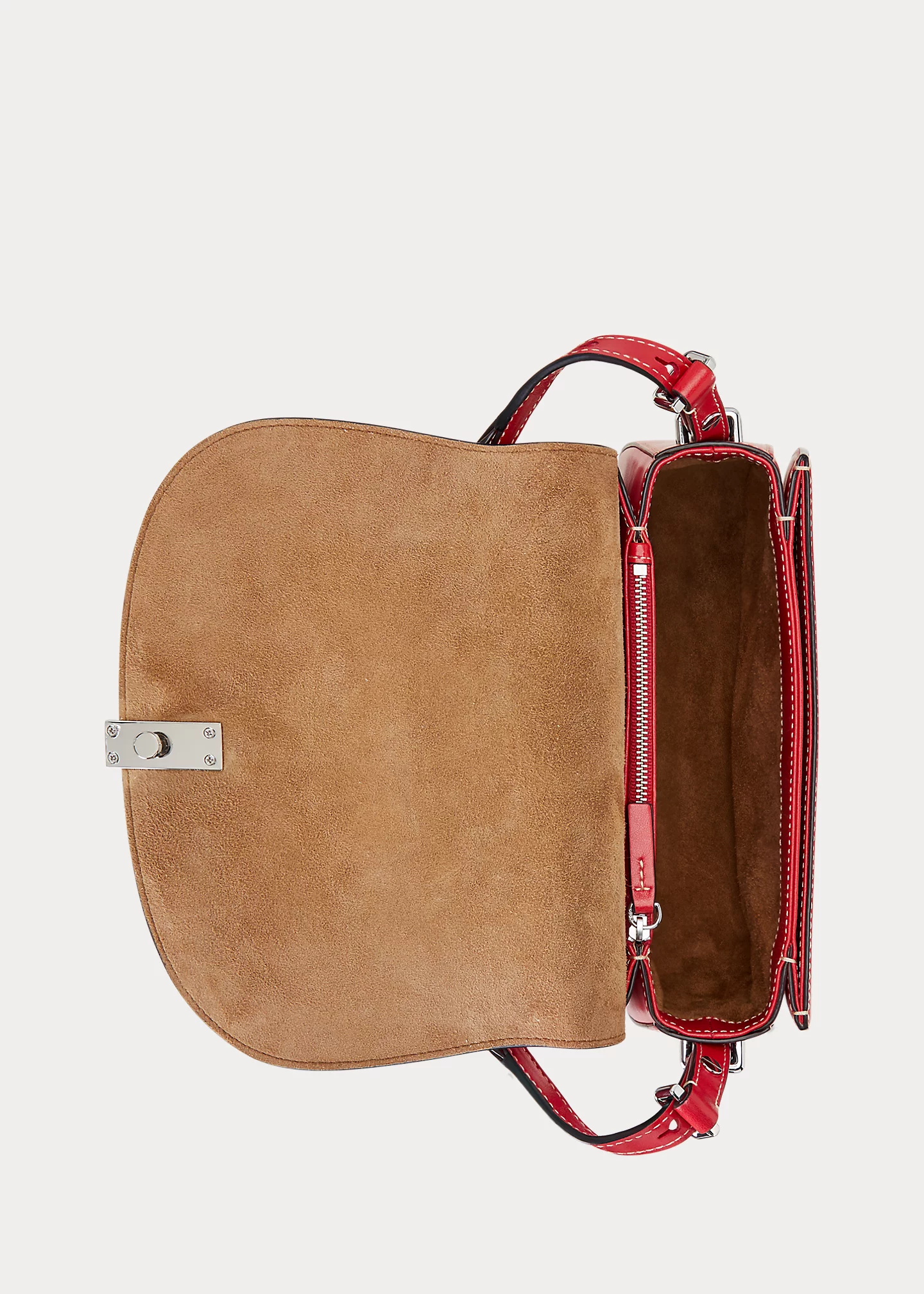 Polo ID Western Leather Saddle Bag