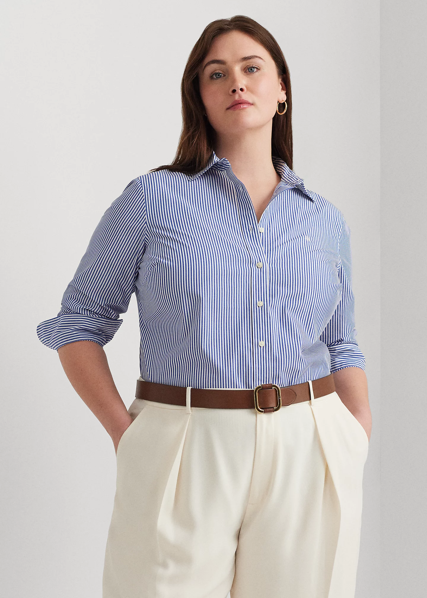 Striped Easy Care Cotton Shirt