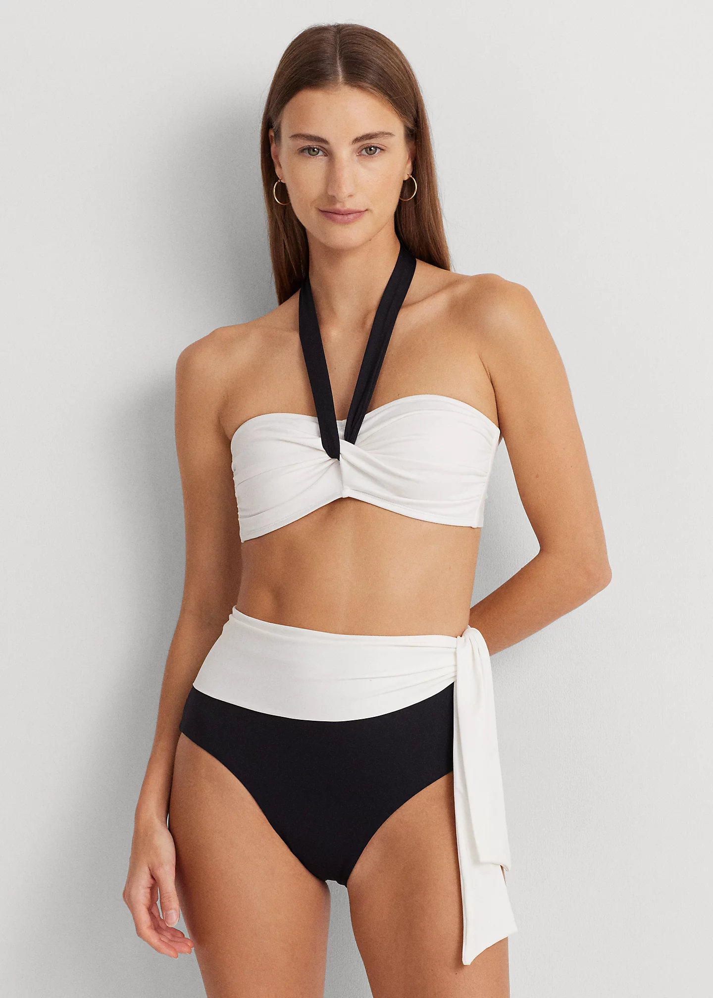 Twisted-Front Bandeau Top