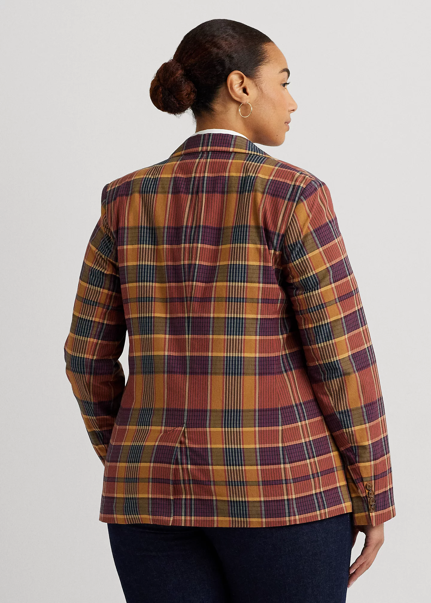 Cotton Madras Blazer