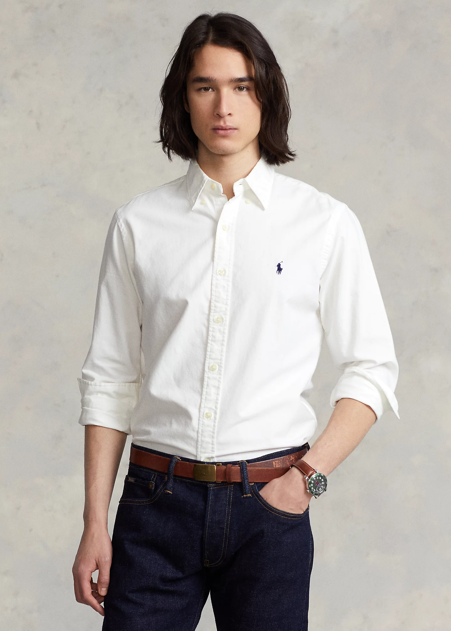 Garment-Dyed Oxford Shirt - All Fits