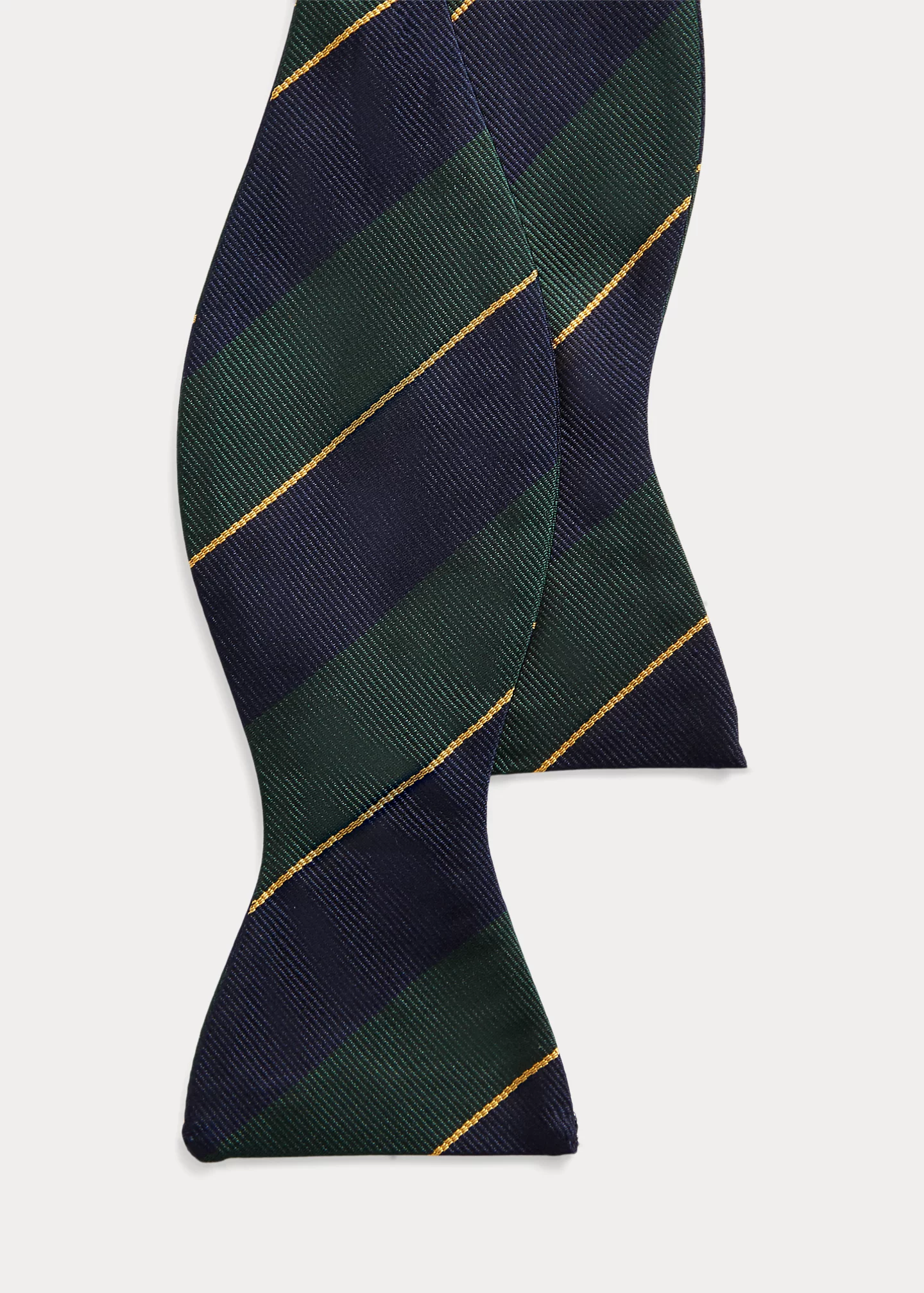 Striped Silk Repp Bow Tie