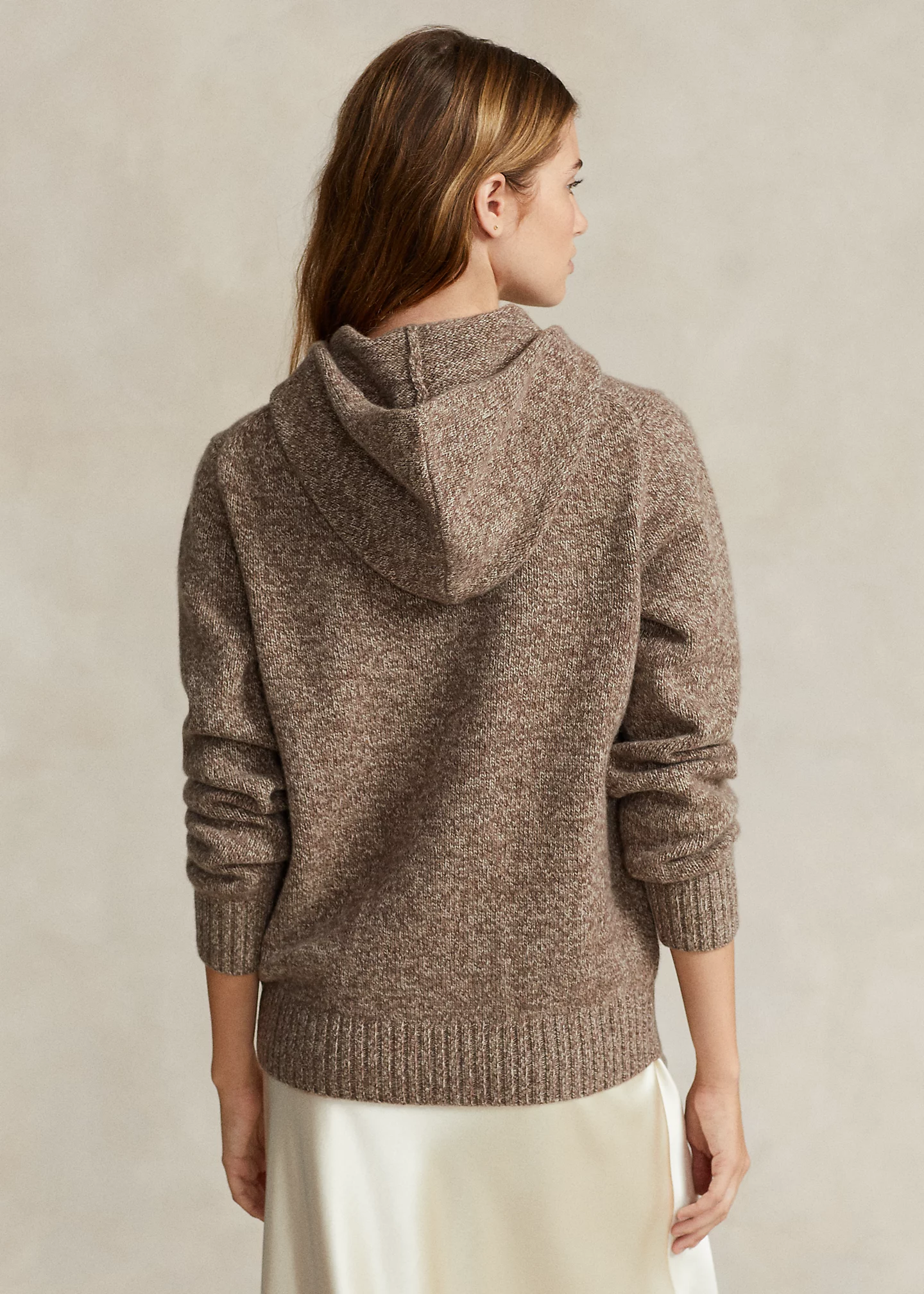 Polo Bear Wool-Blend Knit Hoodie