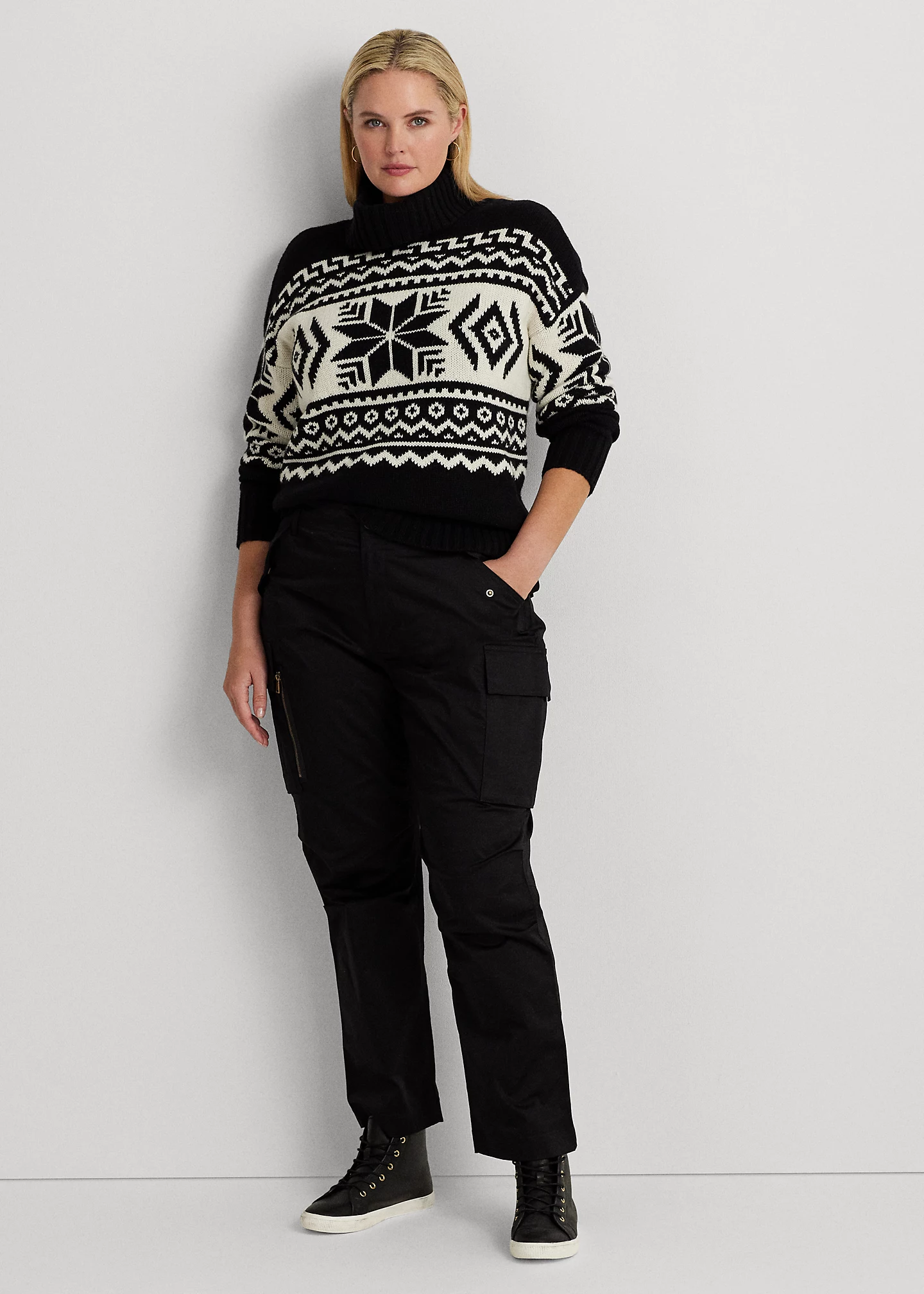 Cotton Sateen Cargo Pant