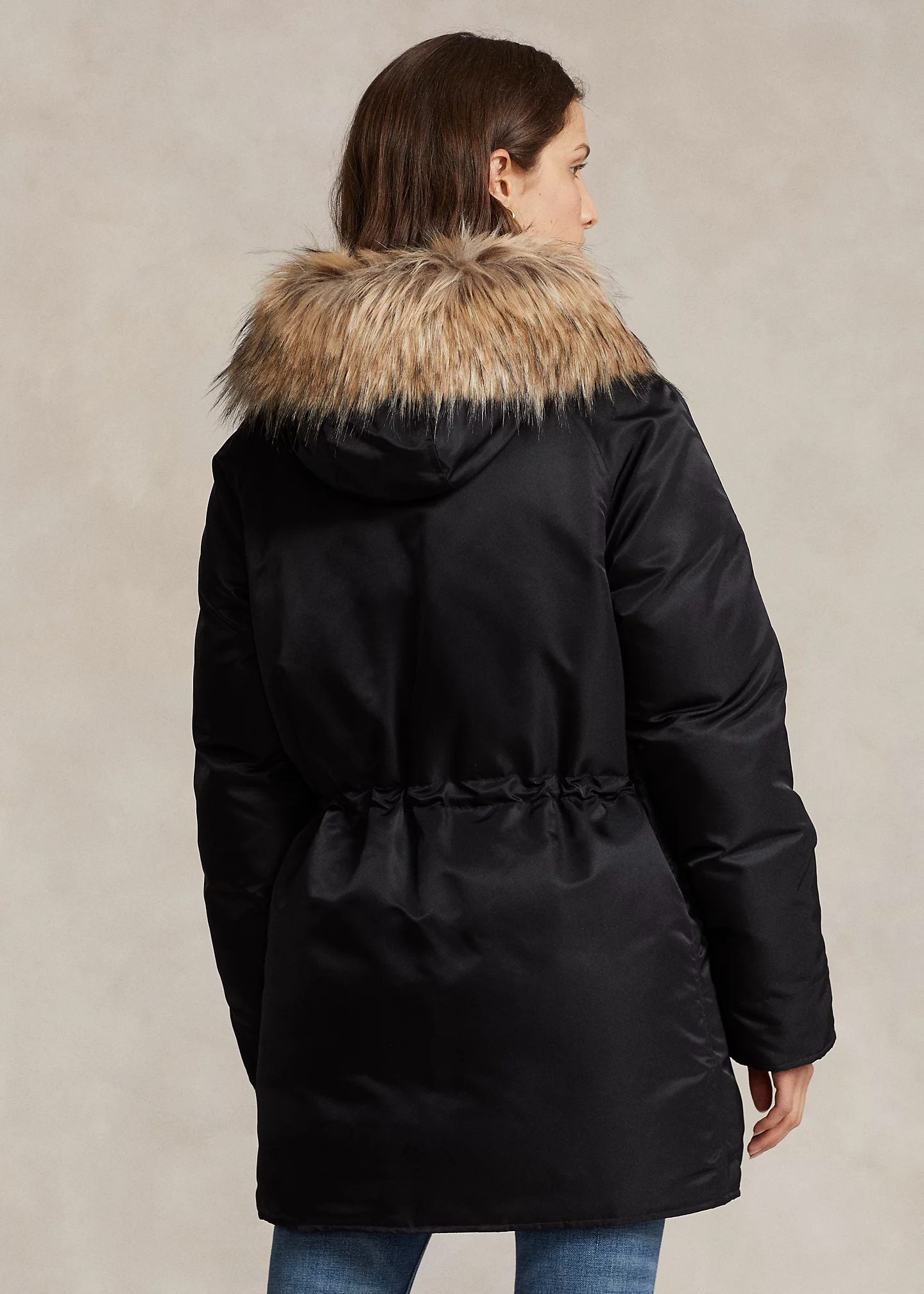 Water-Repellent Twill Down Parka