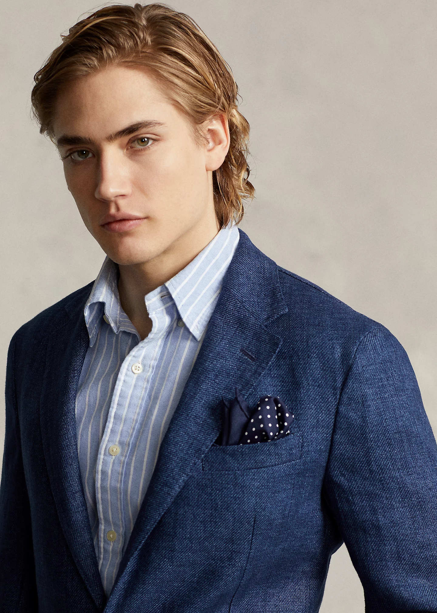 Polo Soft Tailored Linen Suit Jacket