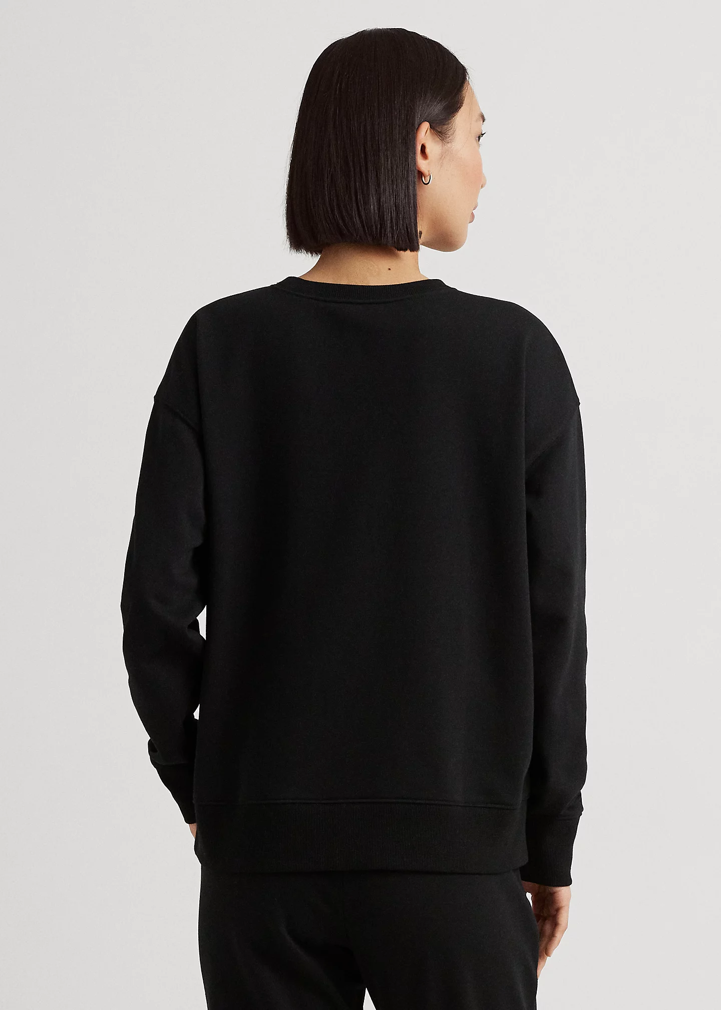 Snowflake-Graphic French Terry Pullover