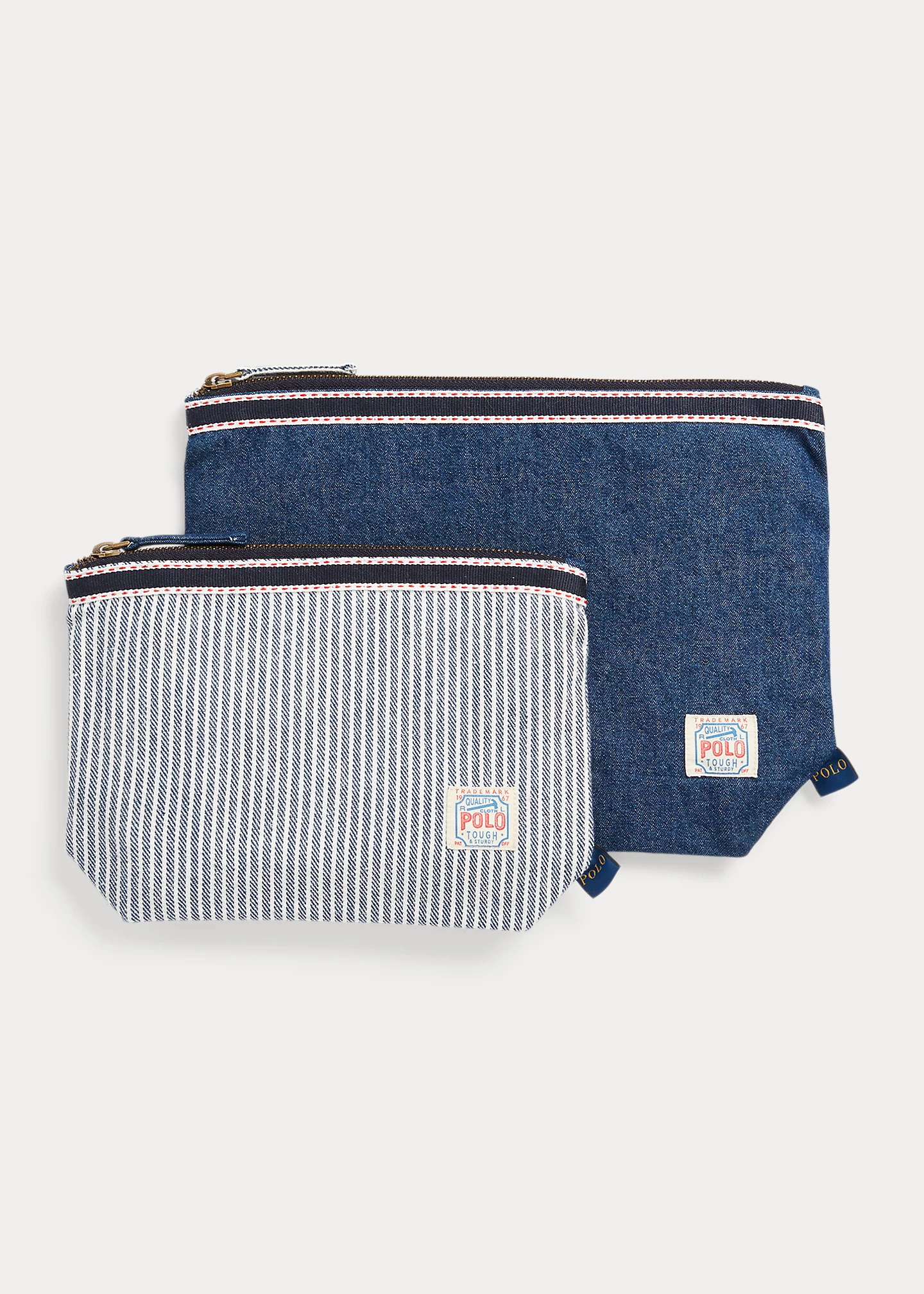 Caufield Denim Pouch Set