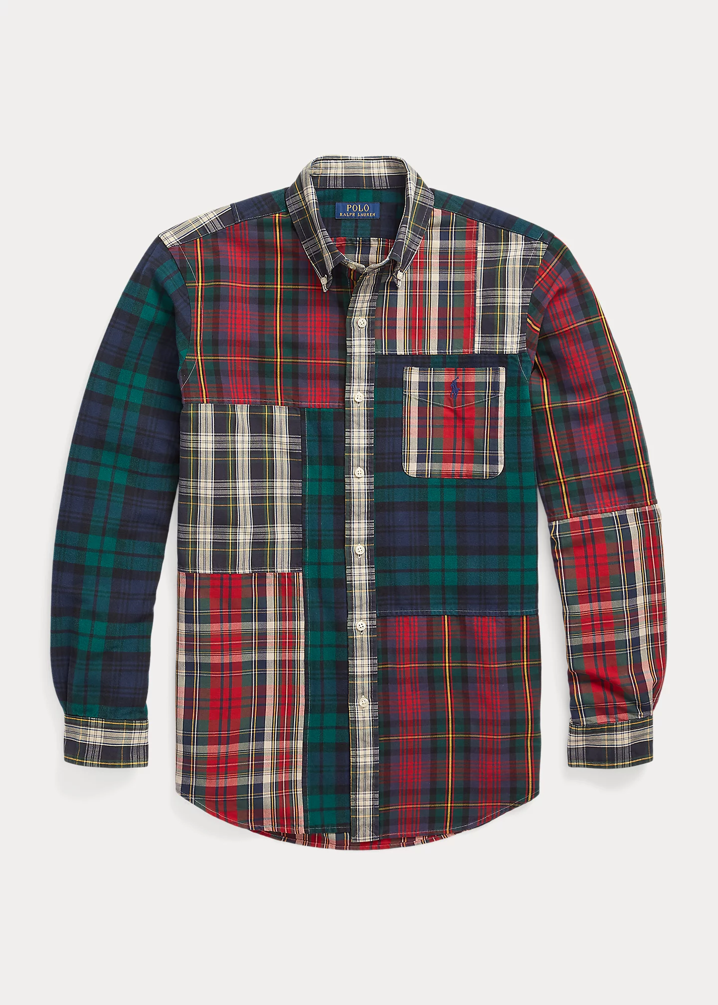 Classic Fit Plaid Oxford Fun Shirt