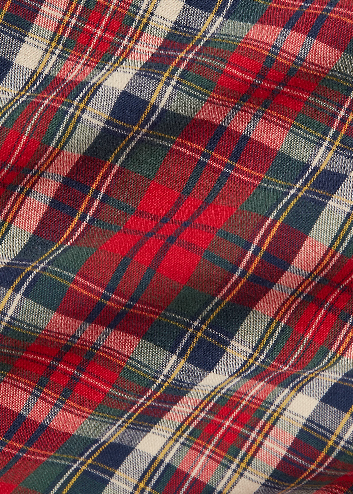 Classic Fit Plaid Oxford Shirt