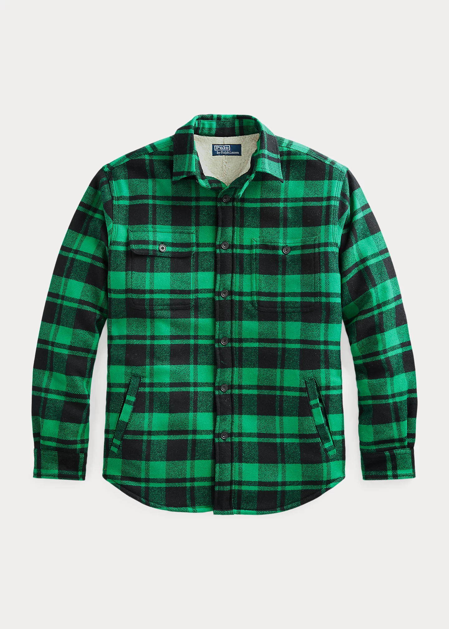 Classic Fit Wool-Blend Shirt Jacket