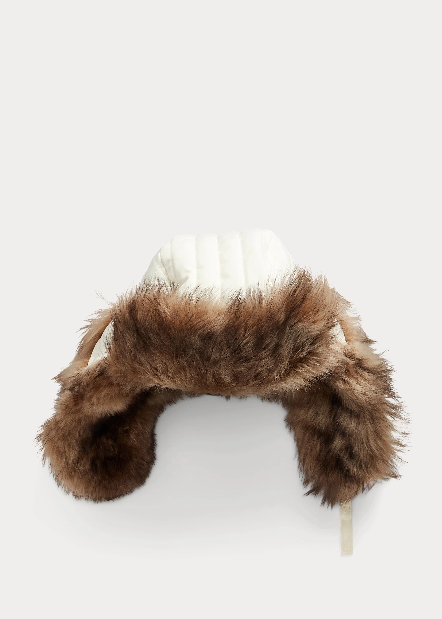 Shearling-Trim Earflap Hat