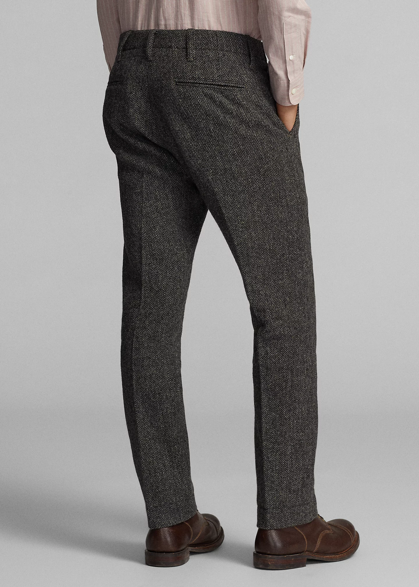 Wool Herringbone Officer’s Pant