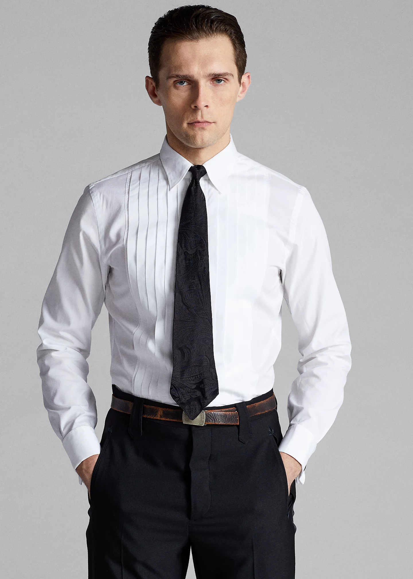 French Cuff Tuxedo Shirt