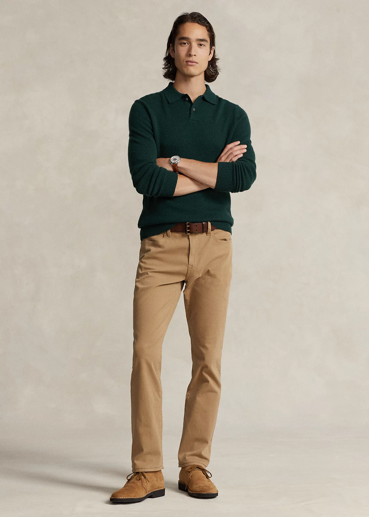 Varick Slim Straight Oxford Chino Pant