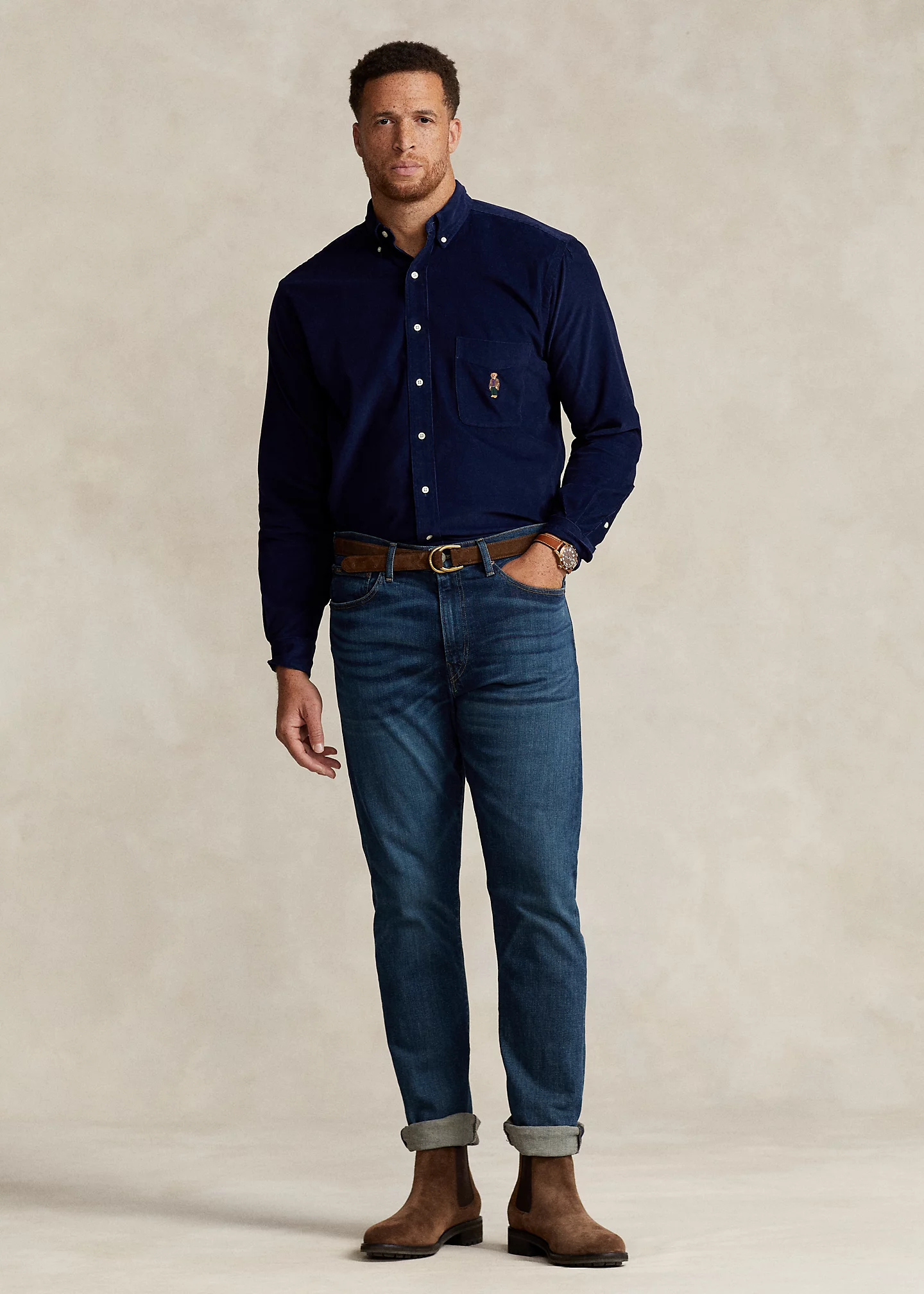 Polo Bear Corduroy Shirt