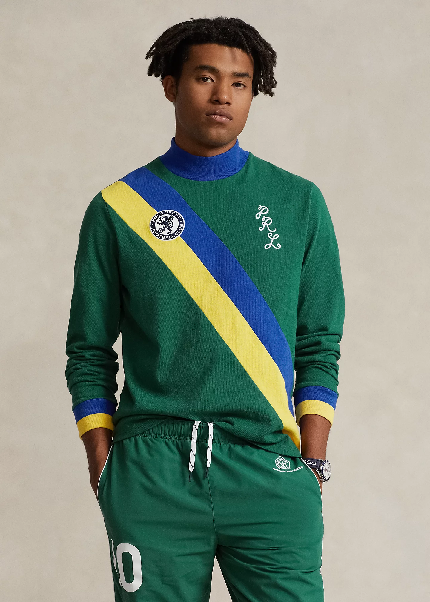 Polo Sport Jersey Mockneck Pullover