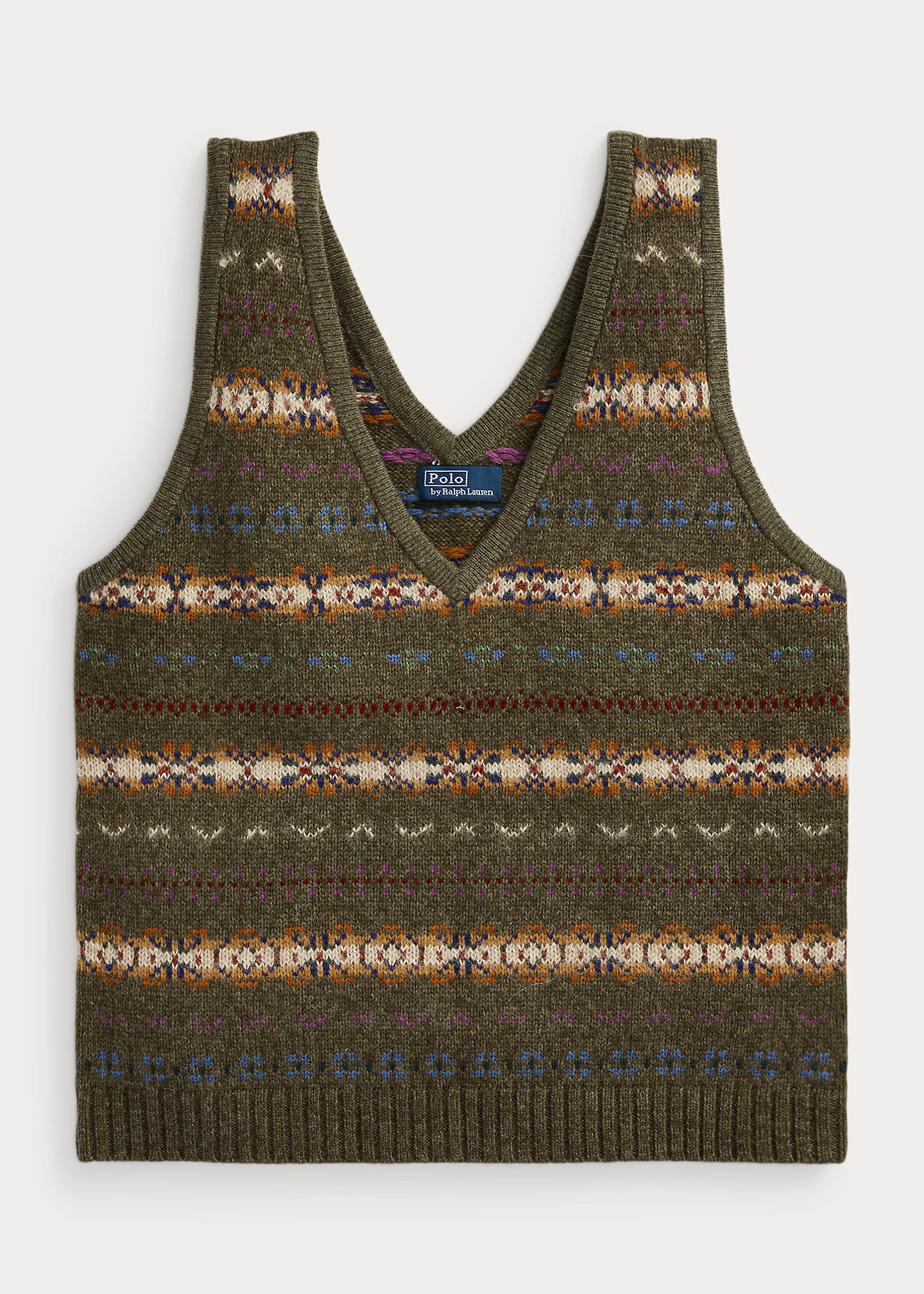 Fair Isle Sweater Tank Top