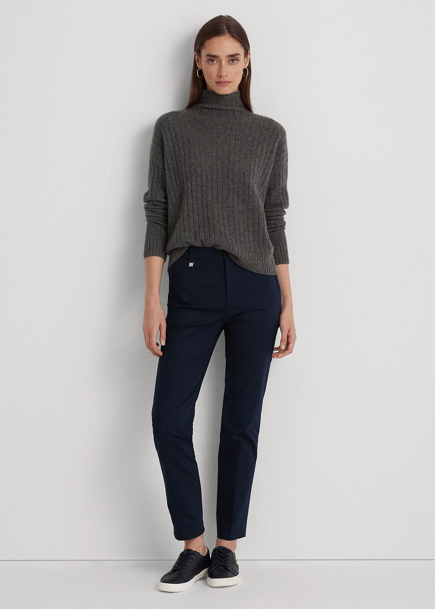 Double-Faced Stretch Cotton Pant