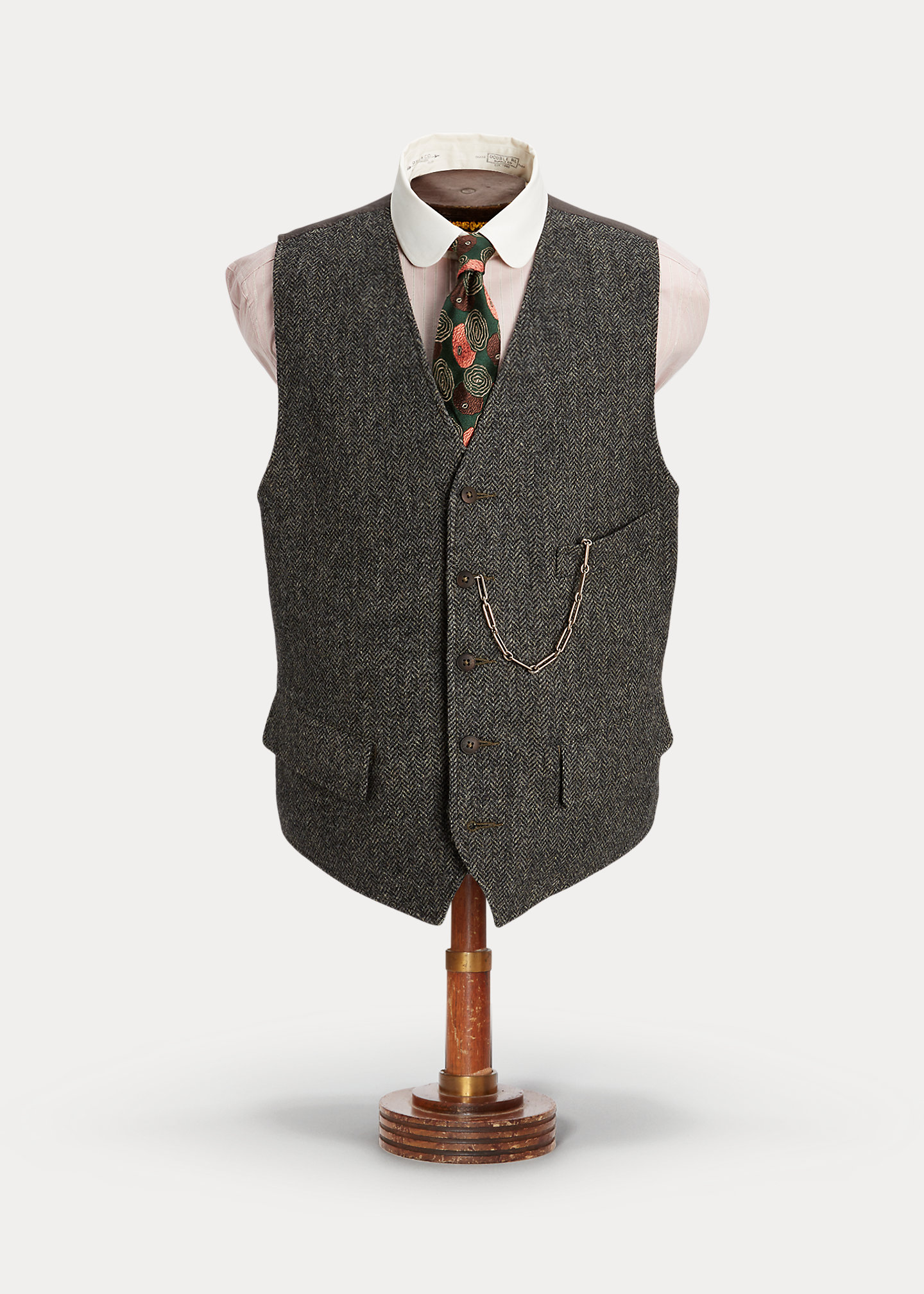 Wool Herringbone Vest