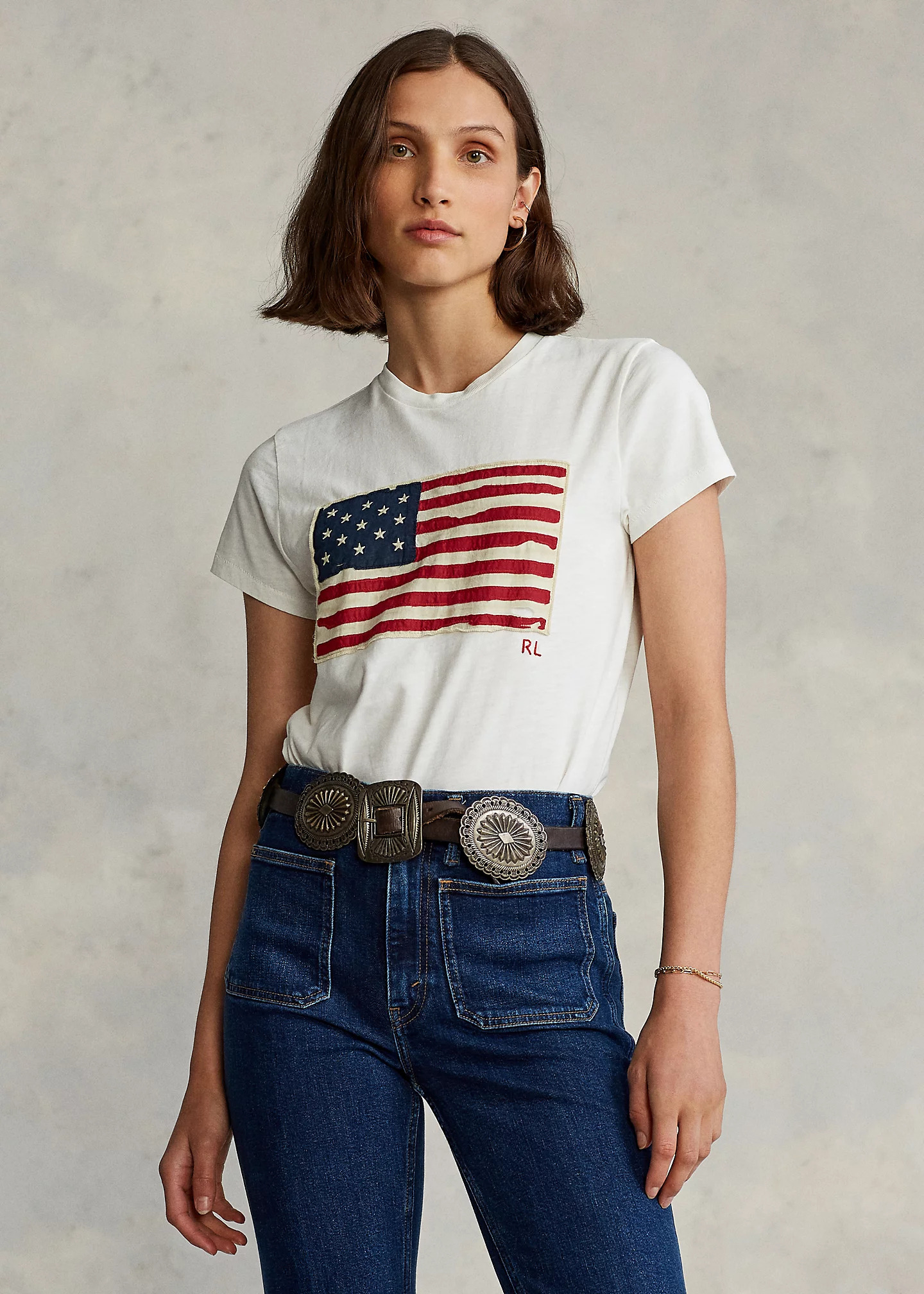 Flag Jersey Graphic T-Shirt
