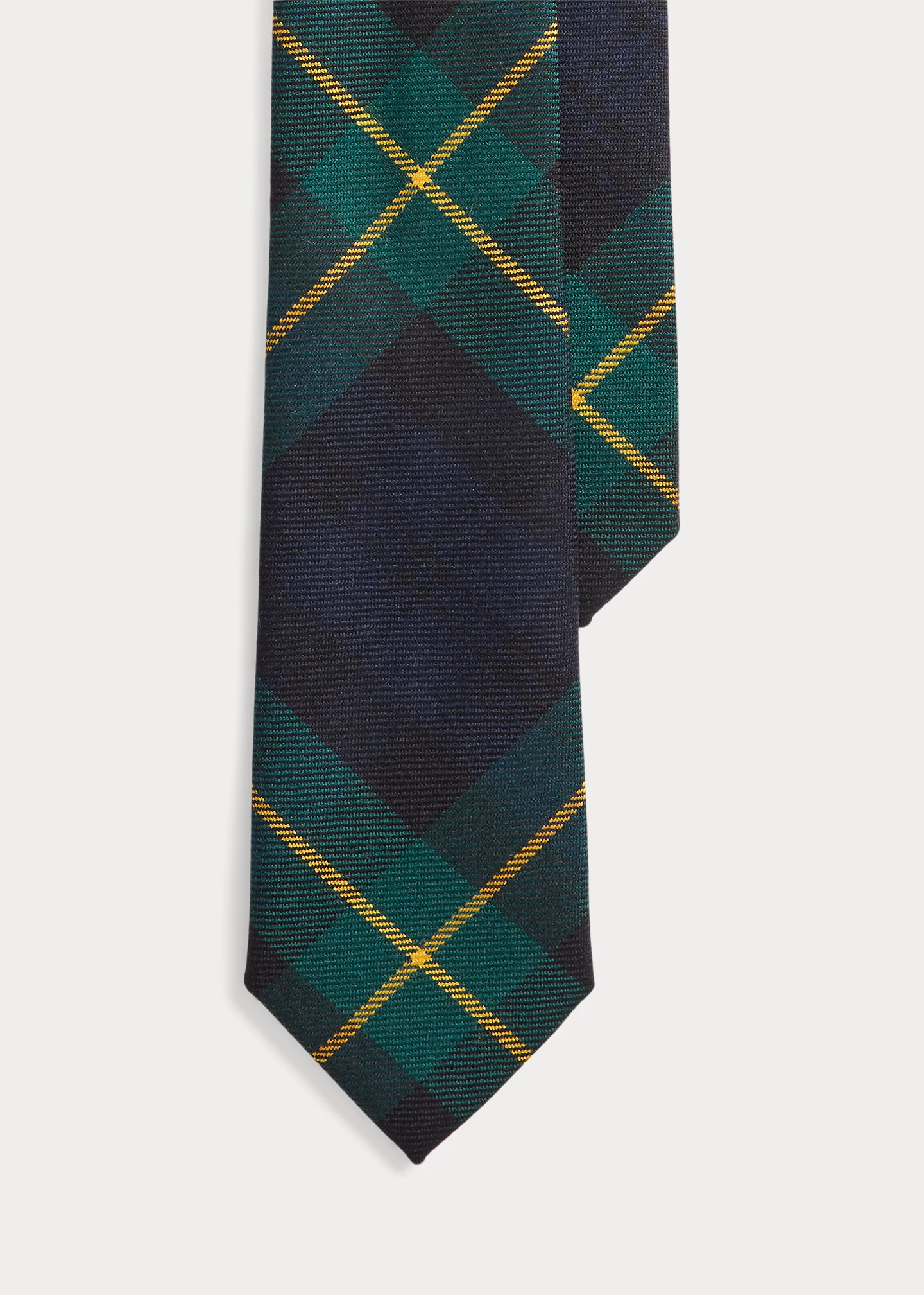 Plaid Wool Tie