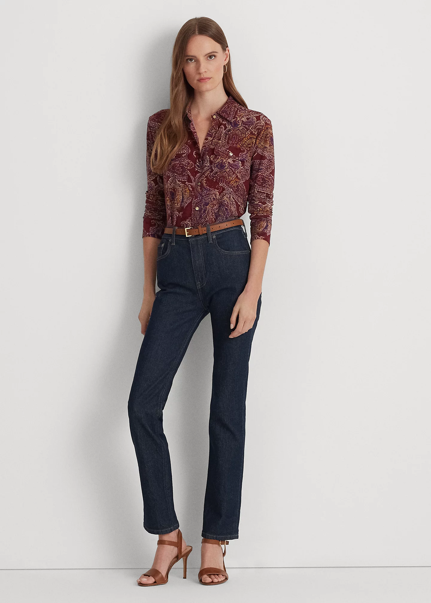 Paisley Stretch Jersey Shirt