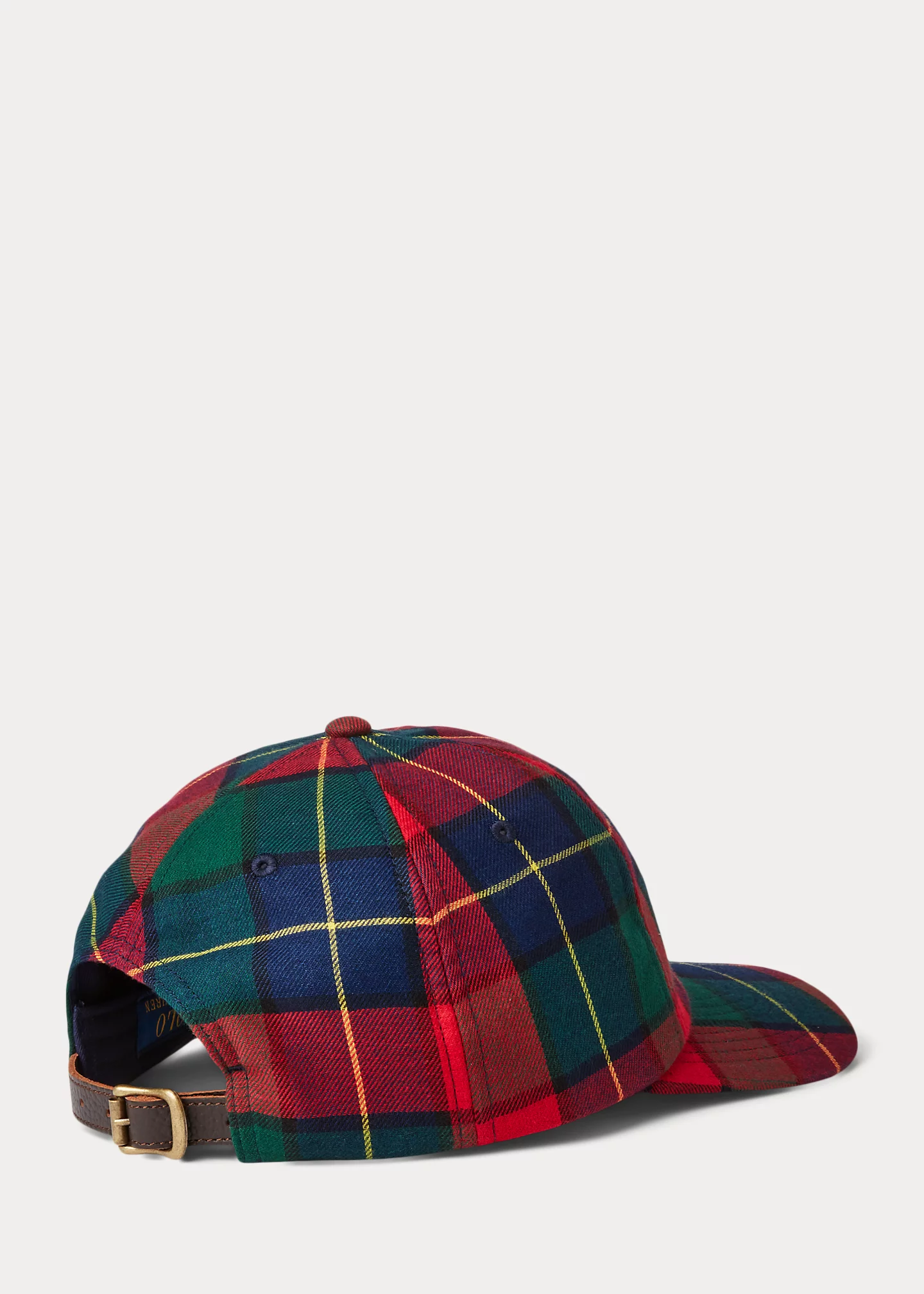 Triple-Pony Plaid Flannel Ball Cap