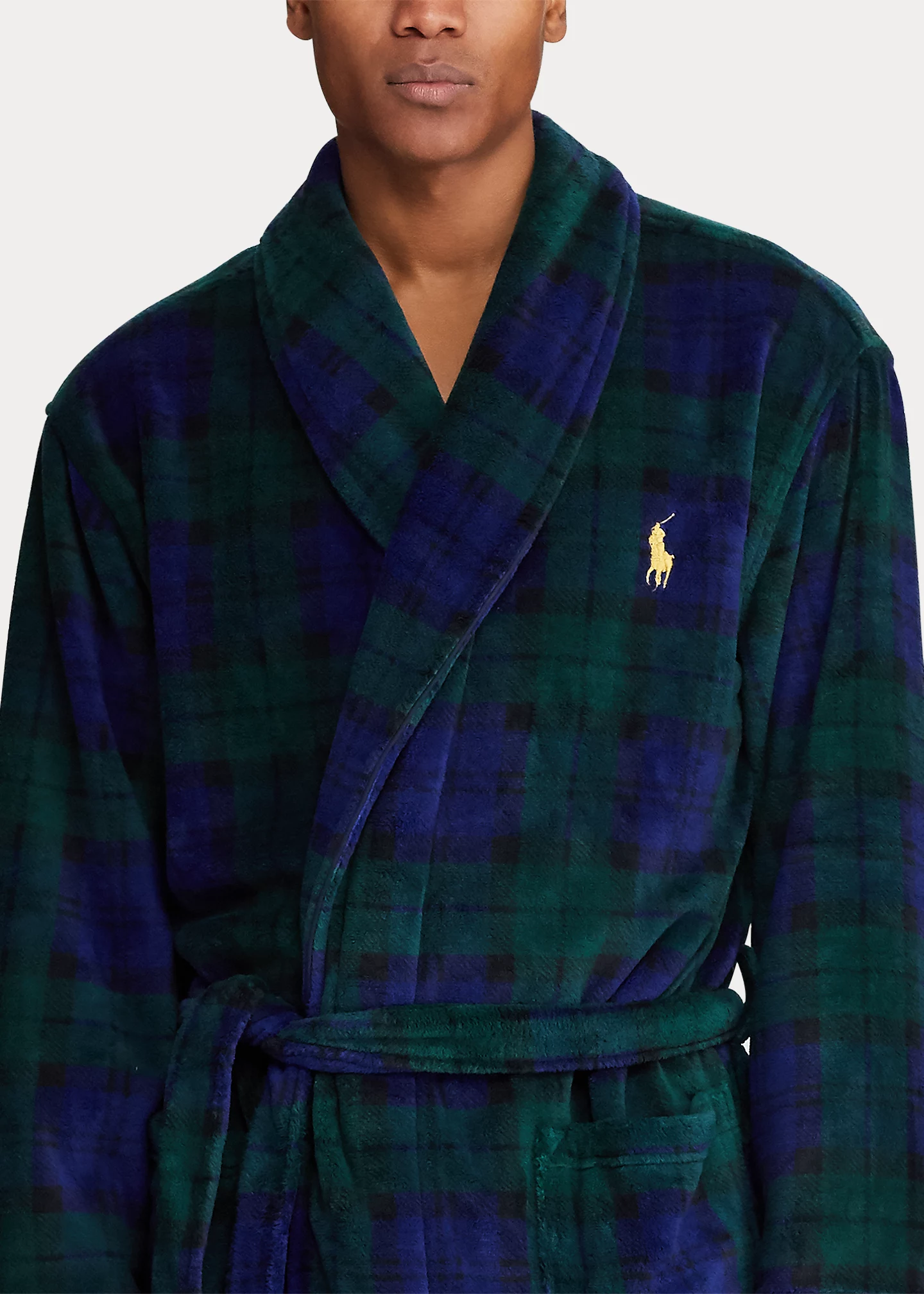 Tartan Plush Microfiber Robe