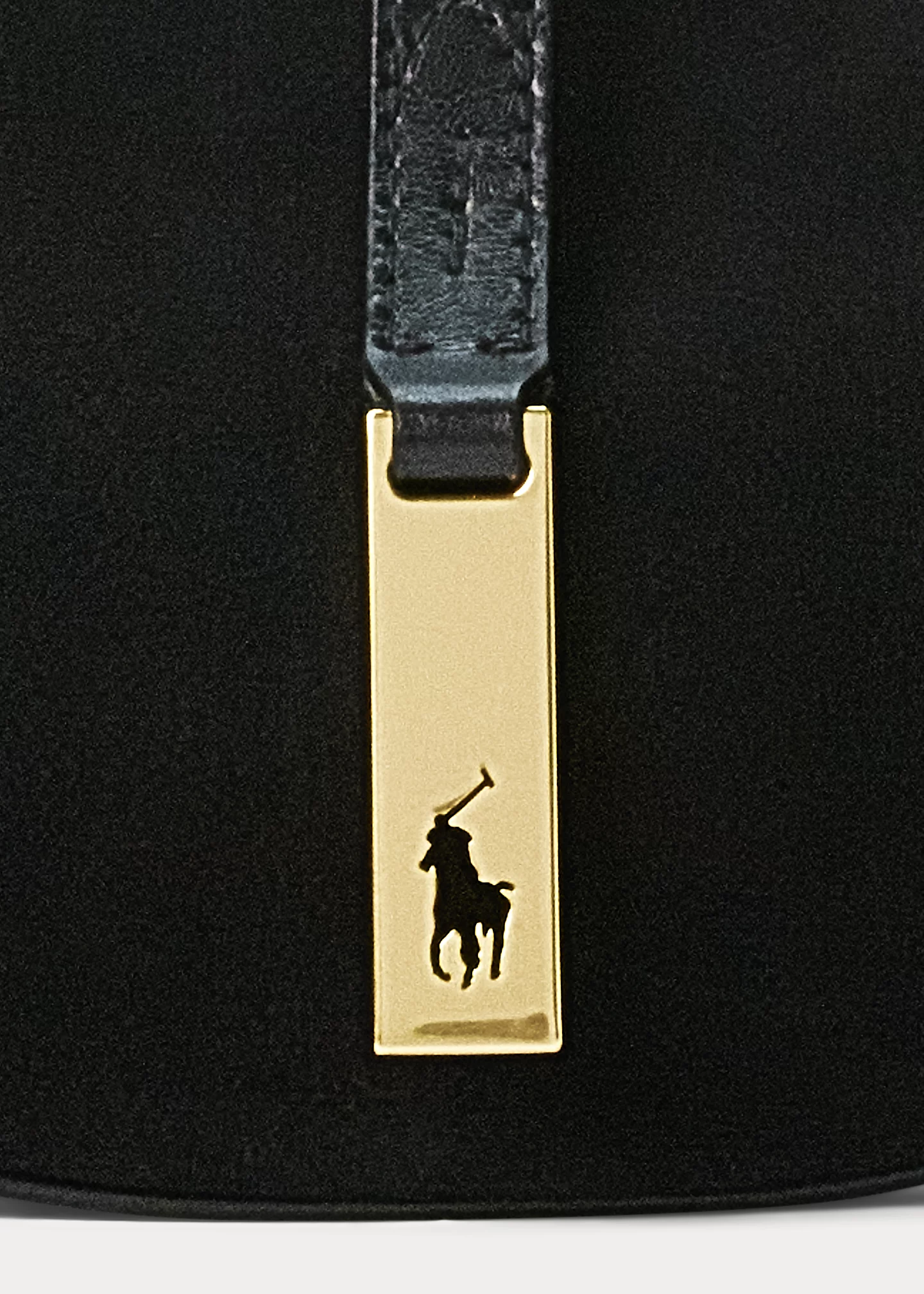 Polo ID Suede Mini Shoulder Bag