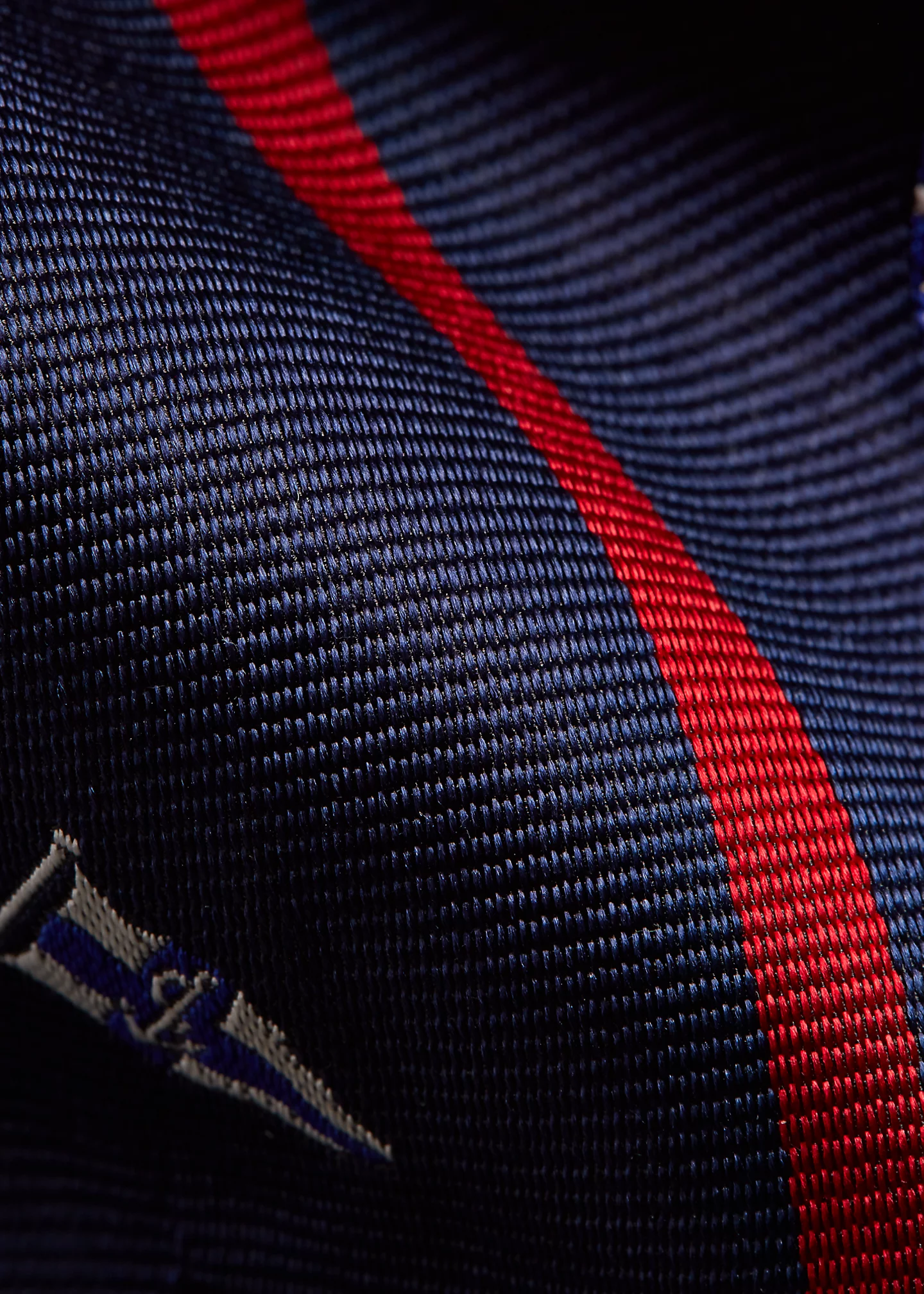 Striped Silk Repp Club Tie