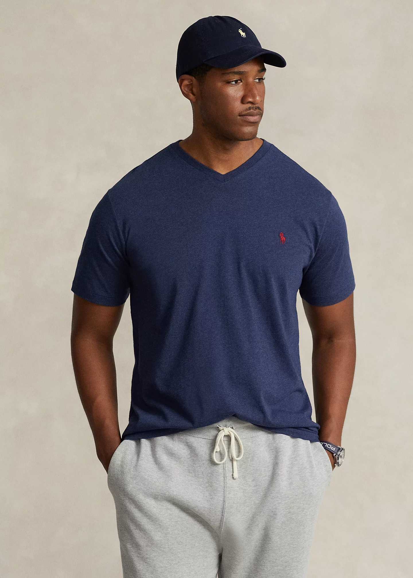 Jersey V-Neck T-Shirt