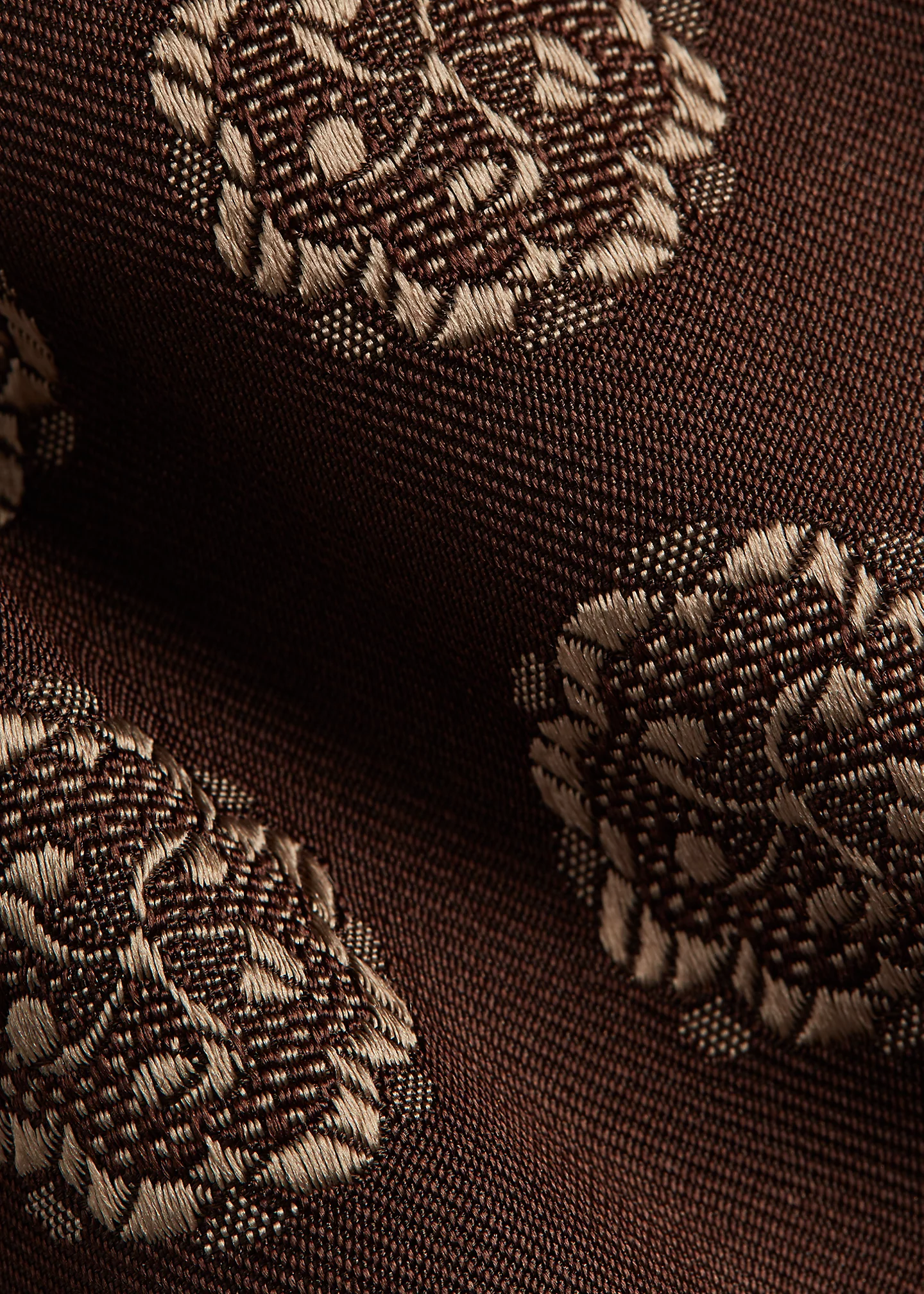 Handmade Medallion Silk Jacquard Tie