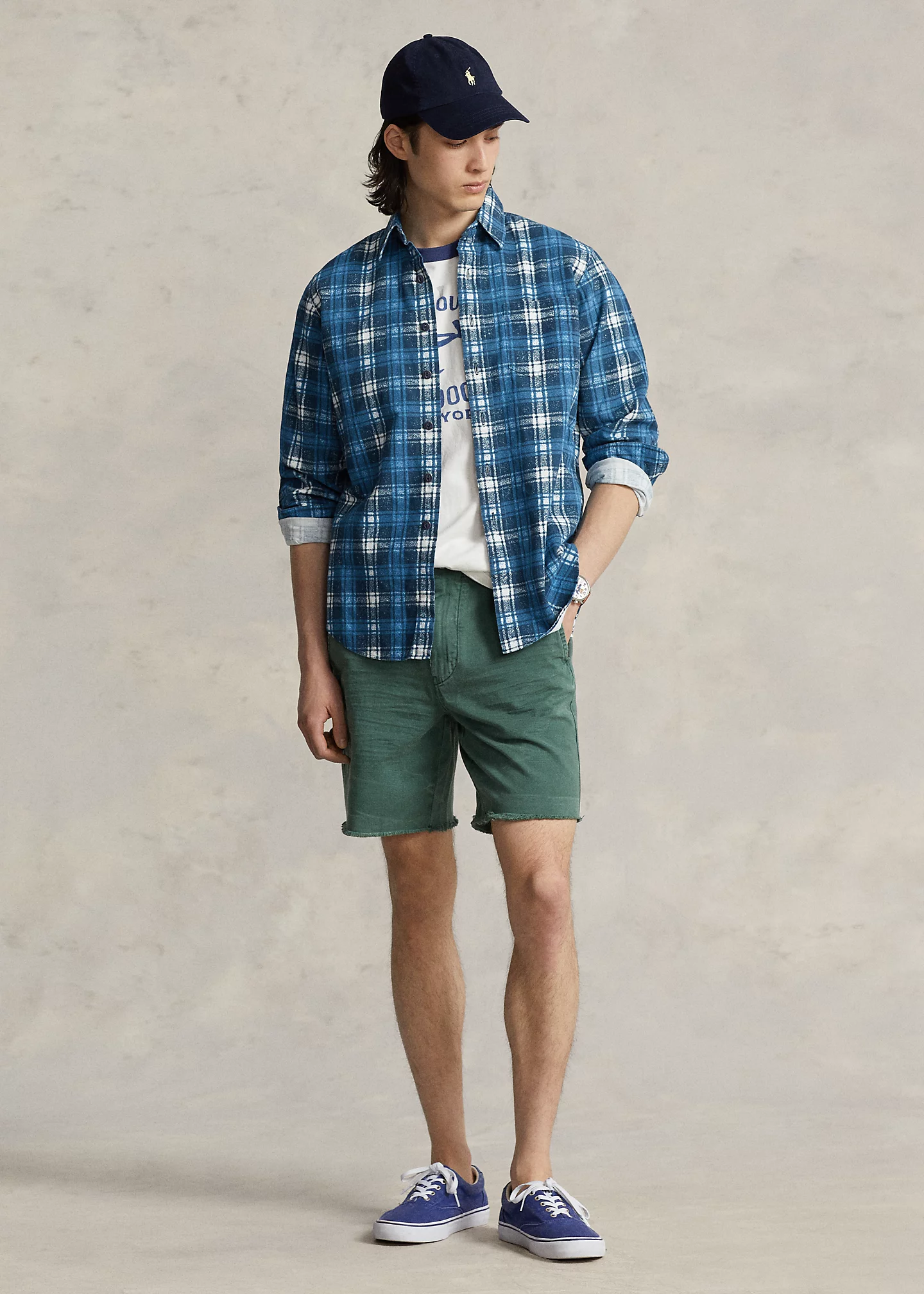 8-Inch Straight Fit Chino Short