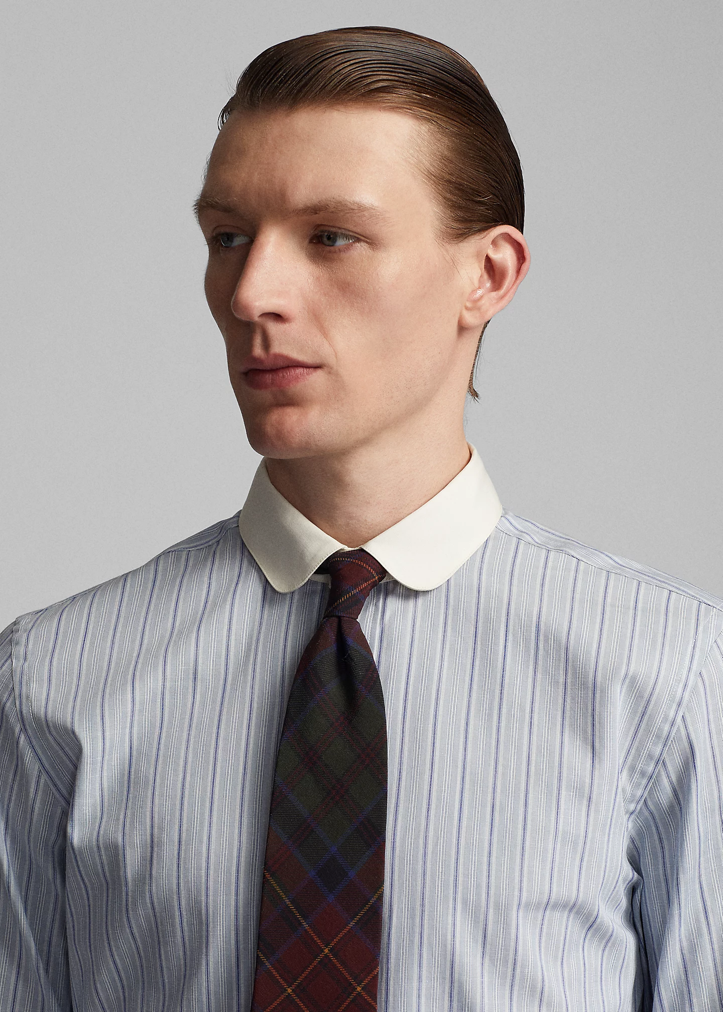 Slim Fit Striped Woven Shirt