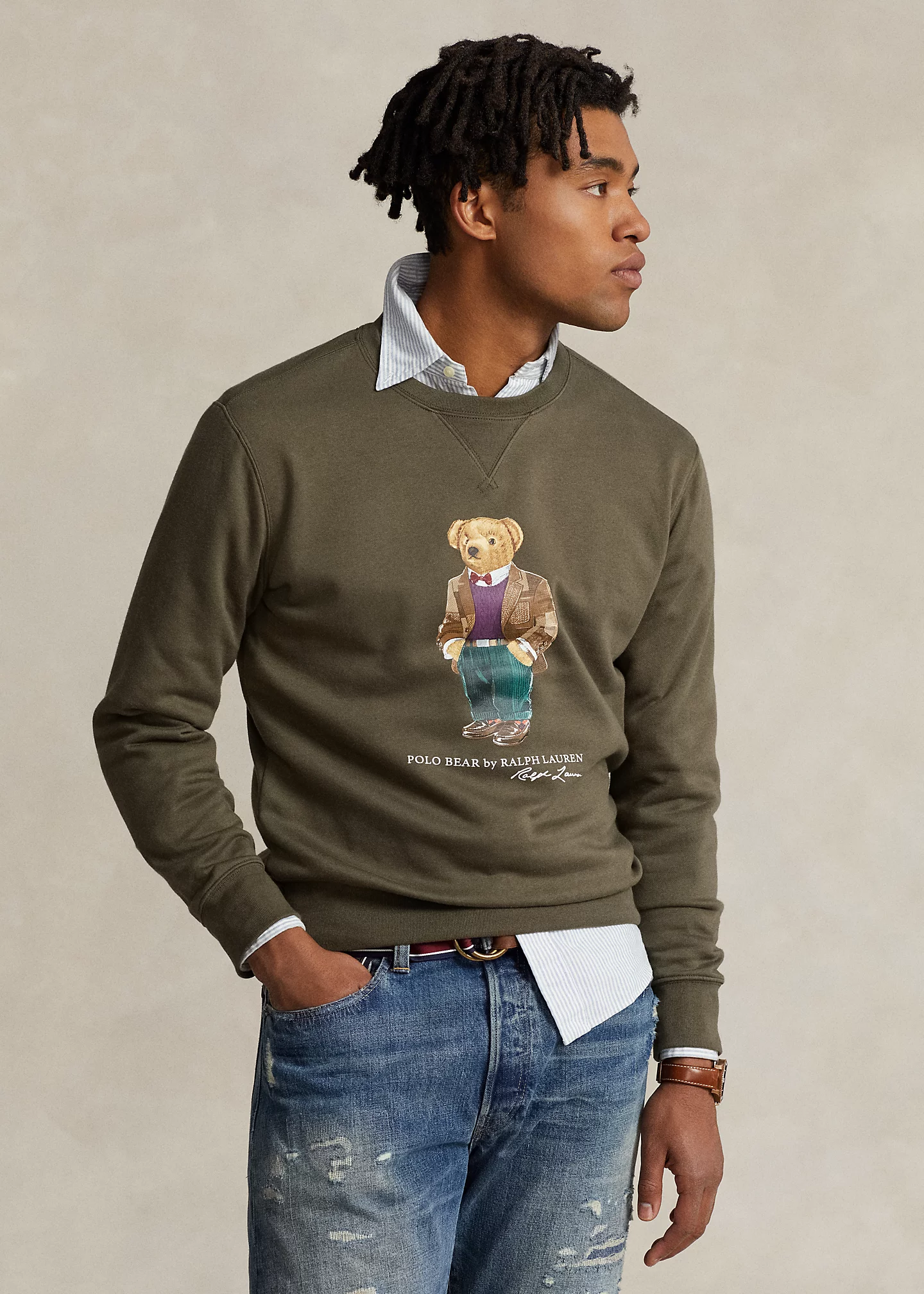 Polo Bear Fleece Sweatshirt