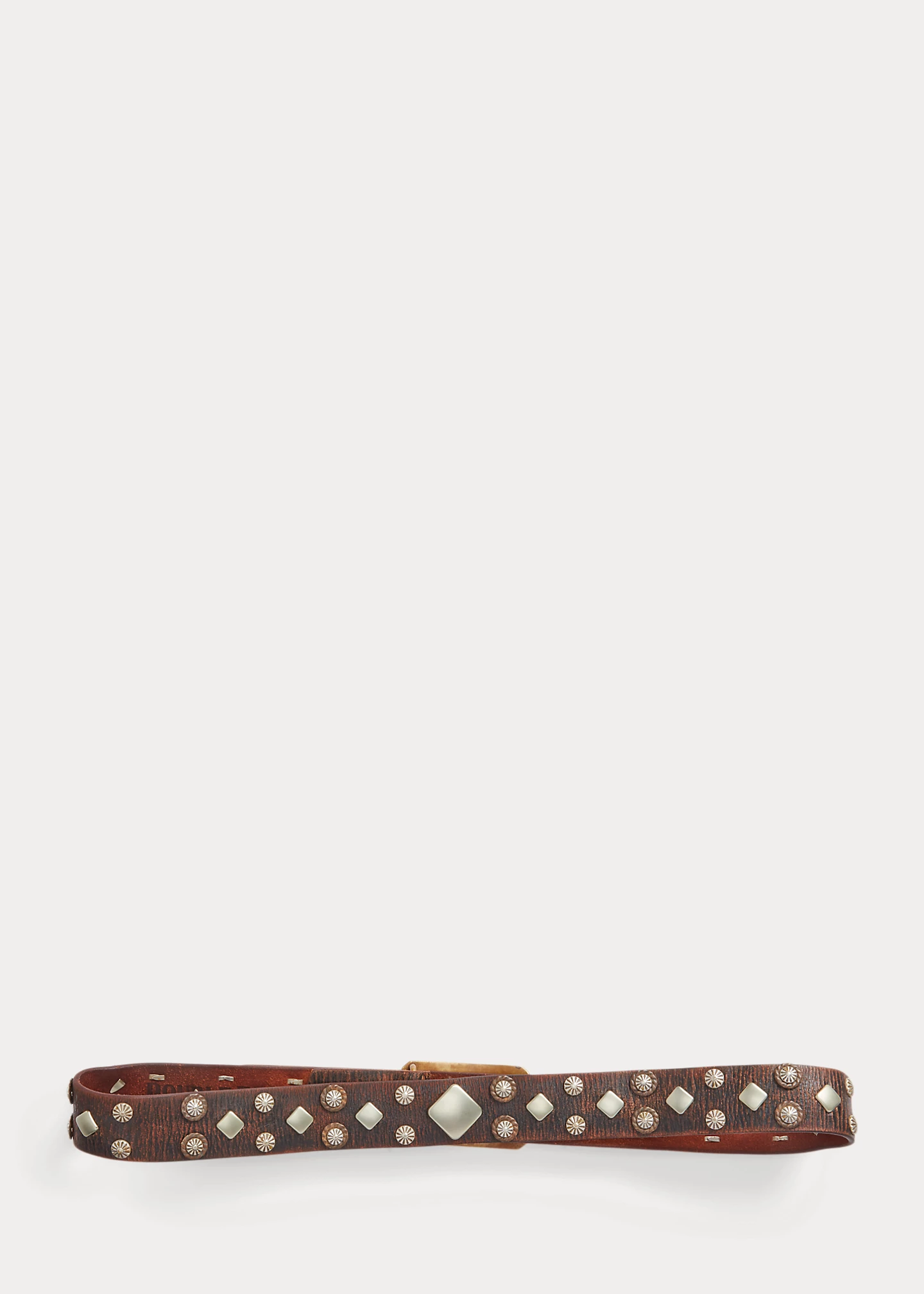 Studded Leather Belt