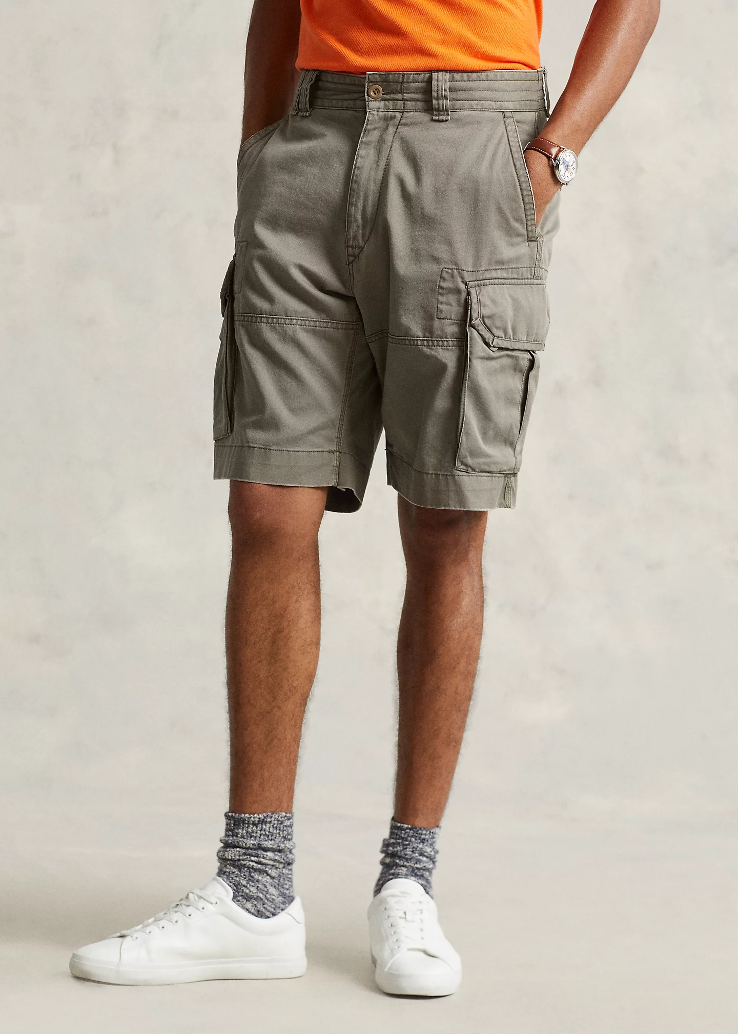 10.5-Inch Classic Fit Twill Cargo Short