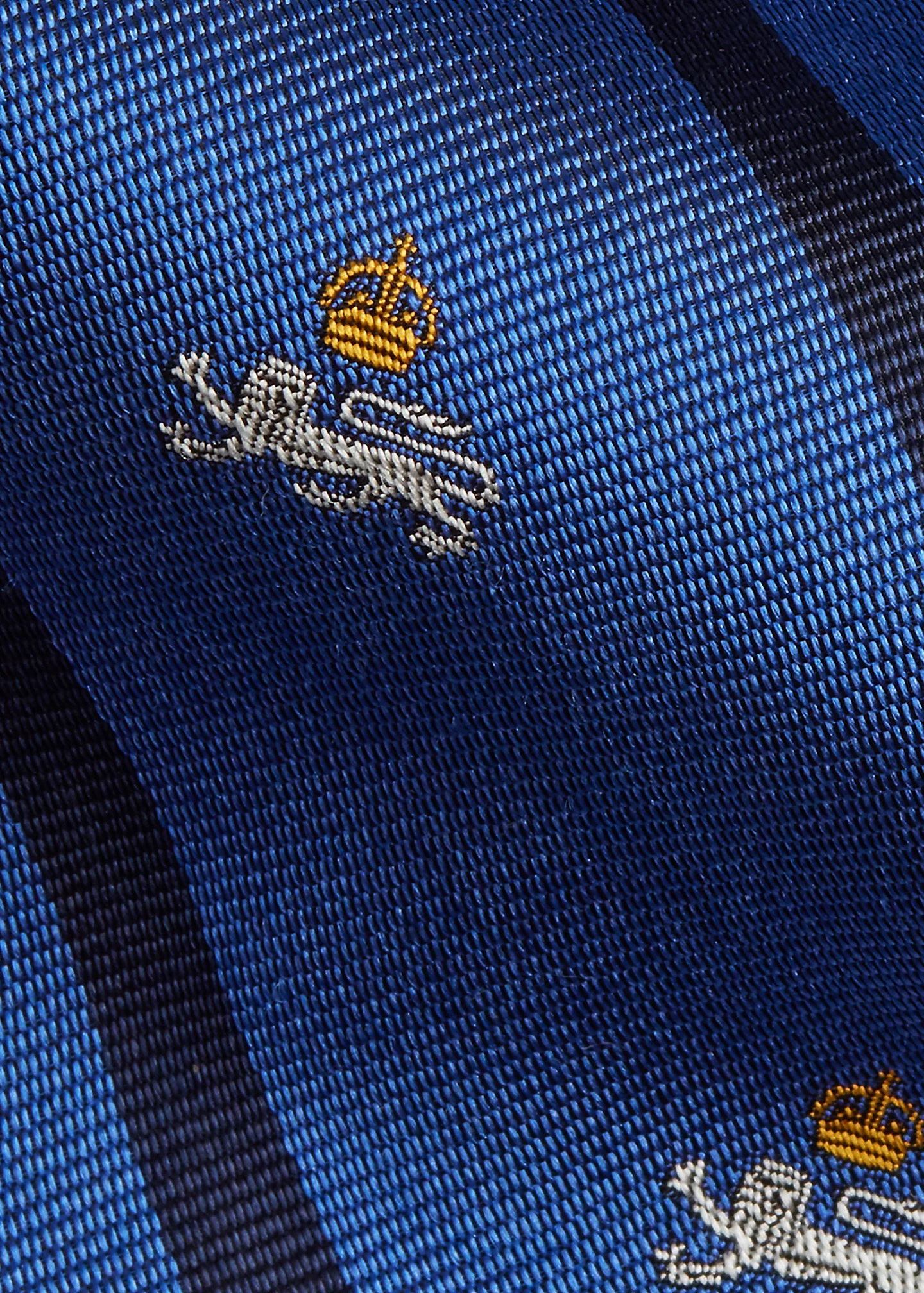 Striped Silk Repp Club Tie