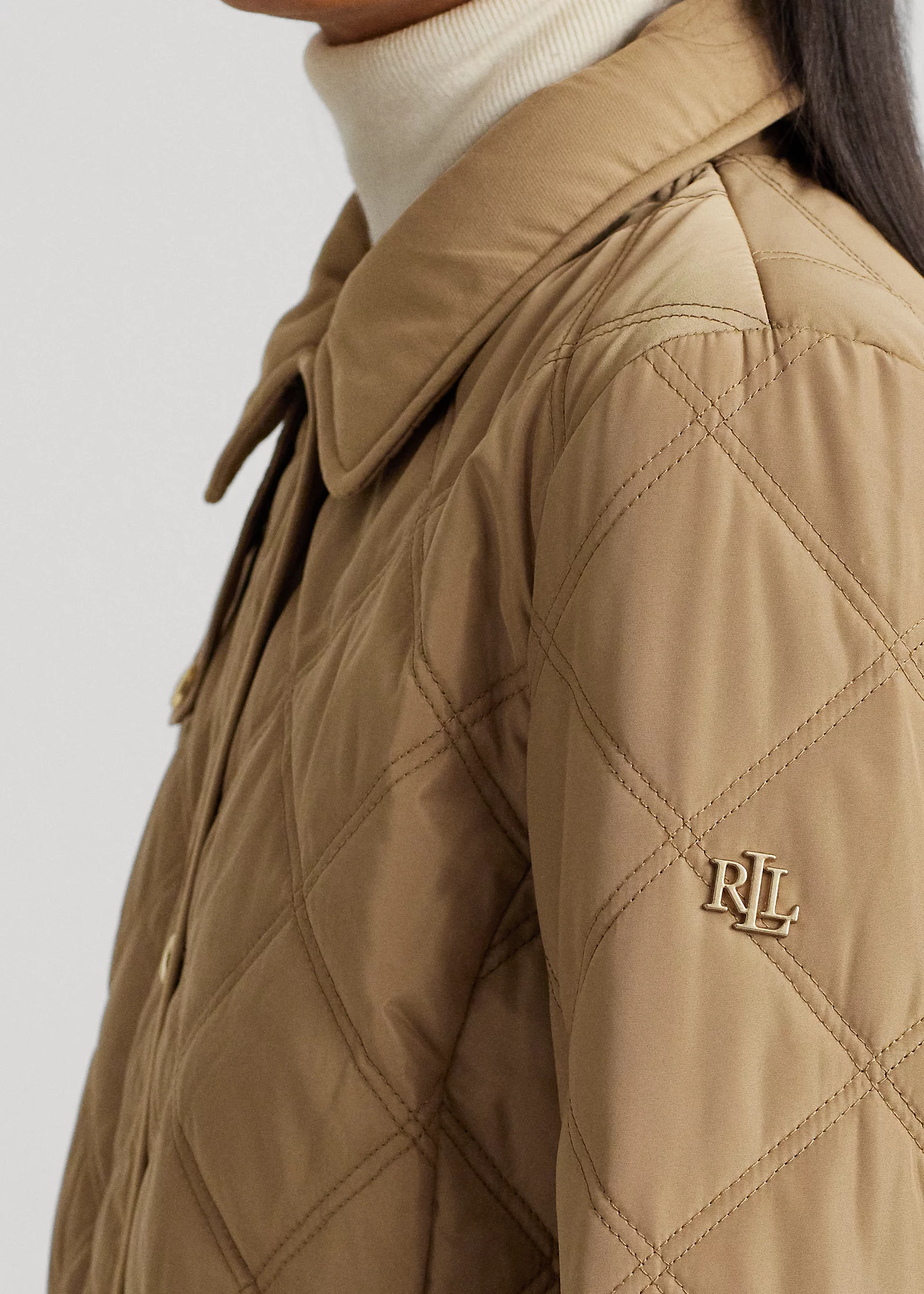 Diamond-Quilted Jacket